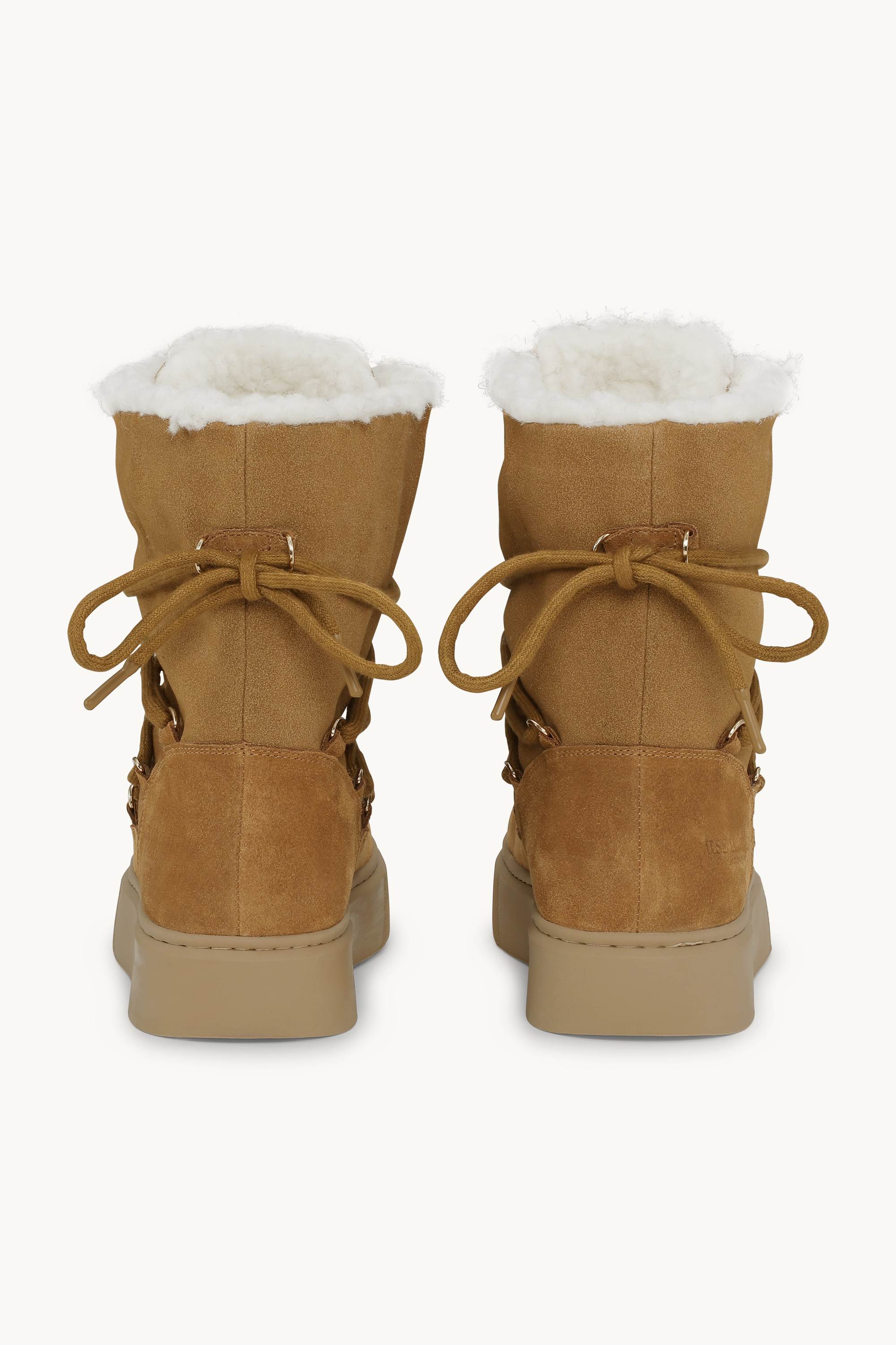 Winter Boot with Laces - Cashew Natural