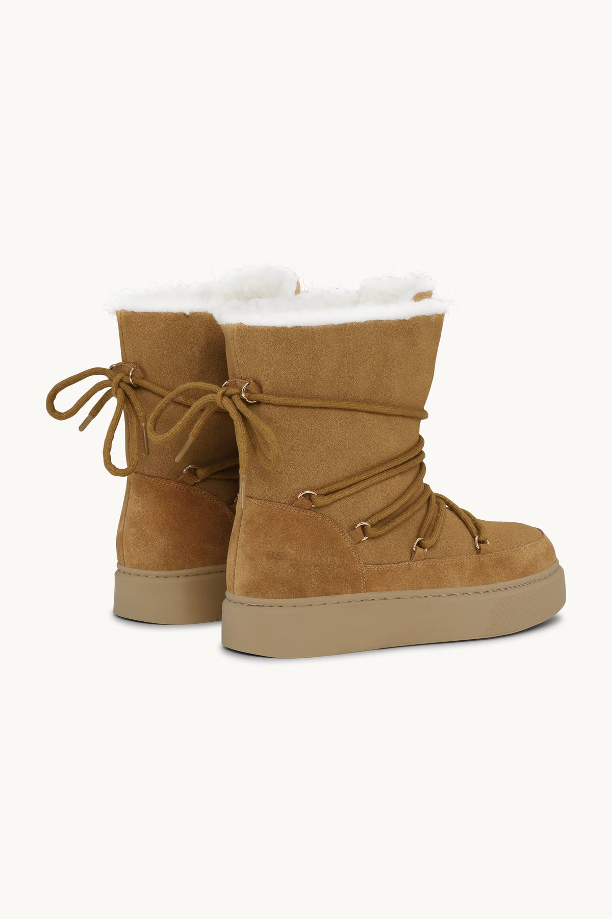 Winter Boot with Laces - Cashew Natural