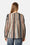 Long Sleeved Shirt Pintuck - Beige Organic Stripe