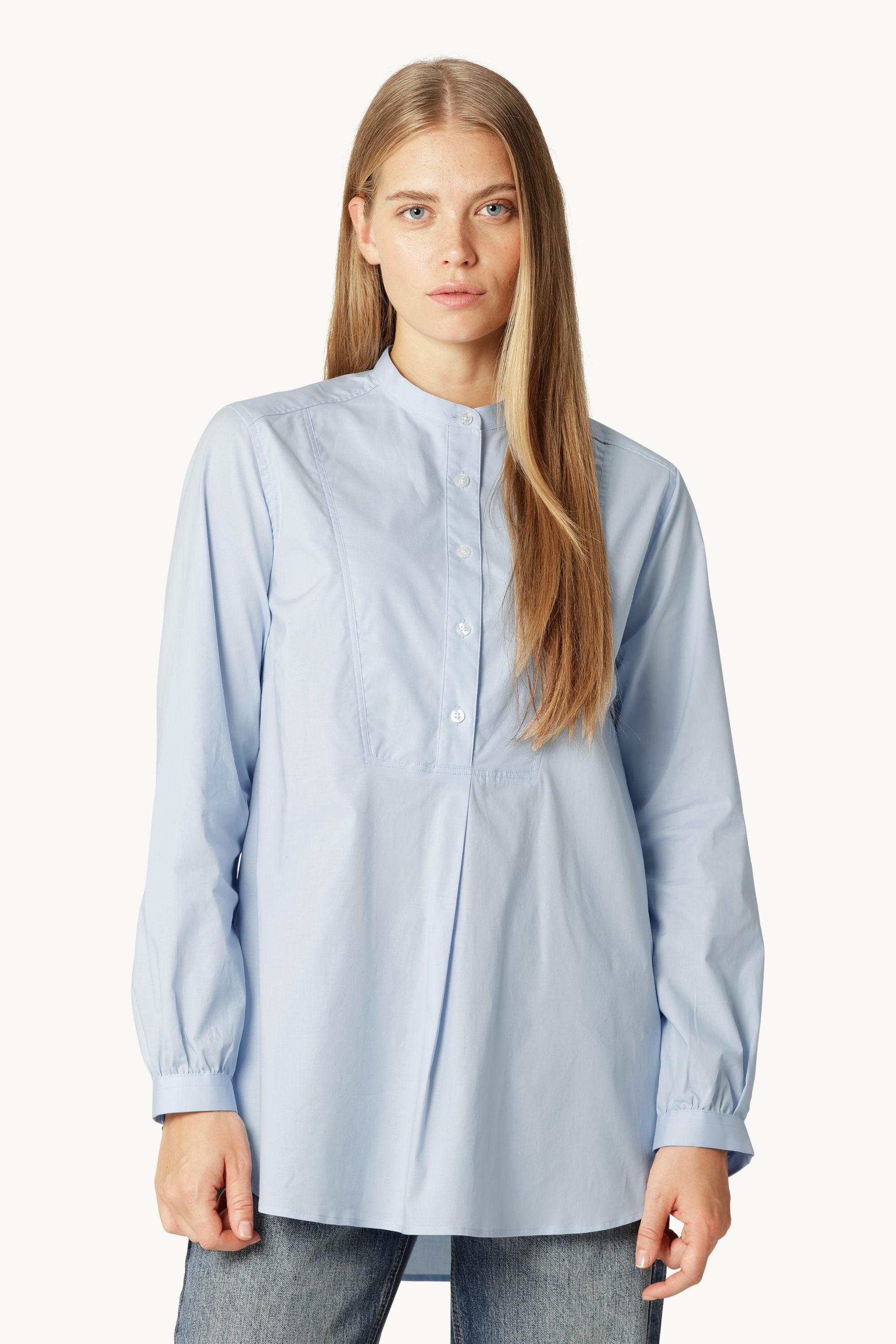 Classic Shirt Long Back - Heather