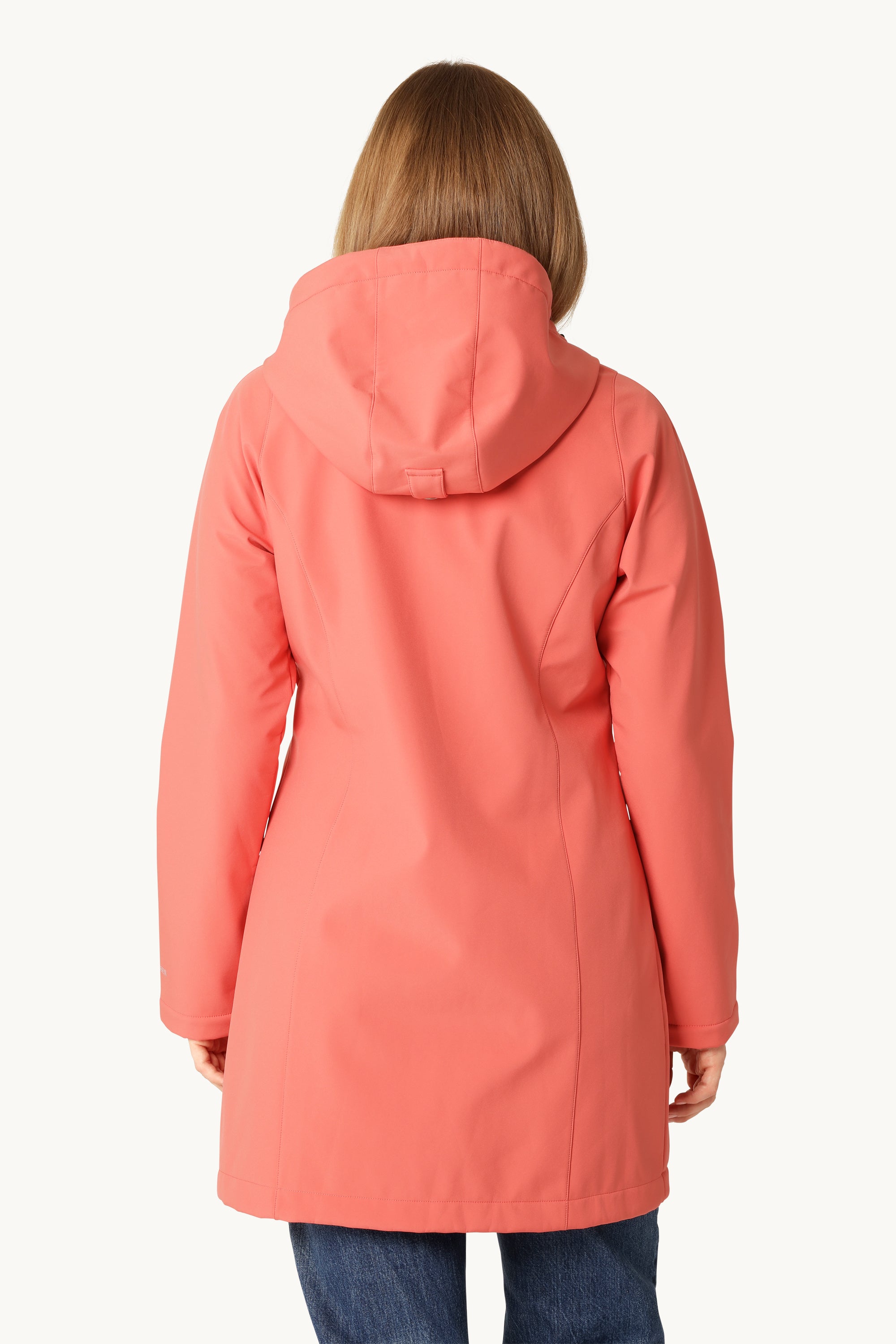 Softshell Raincoat - Spiced Coral