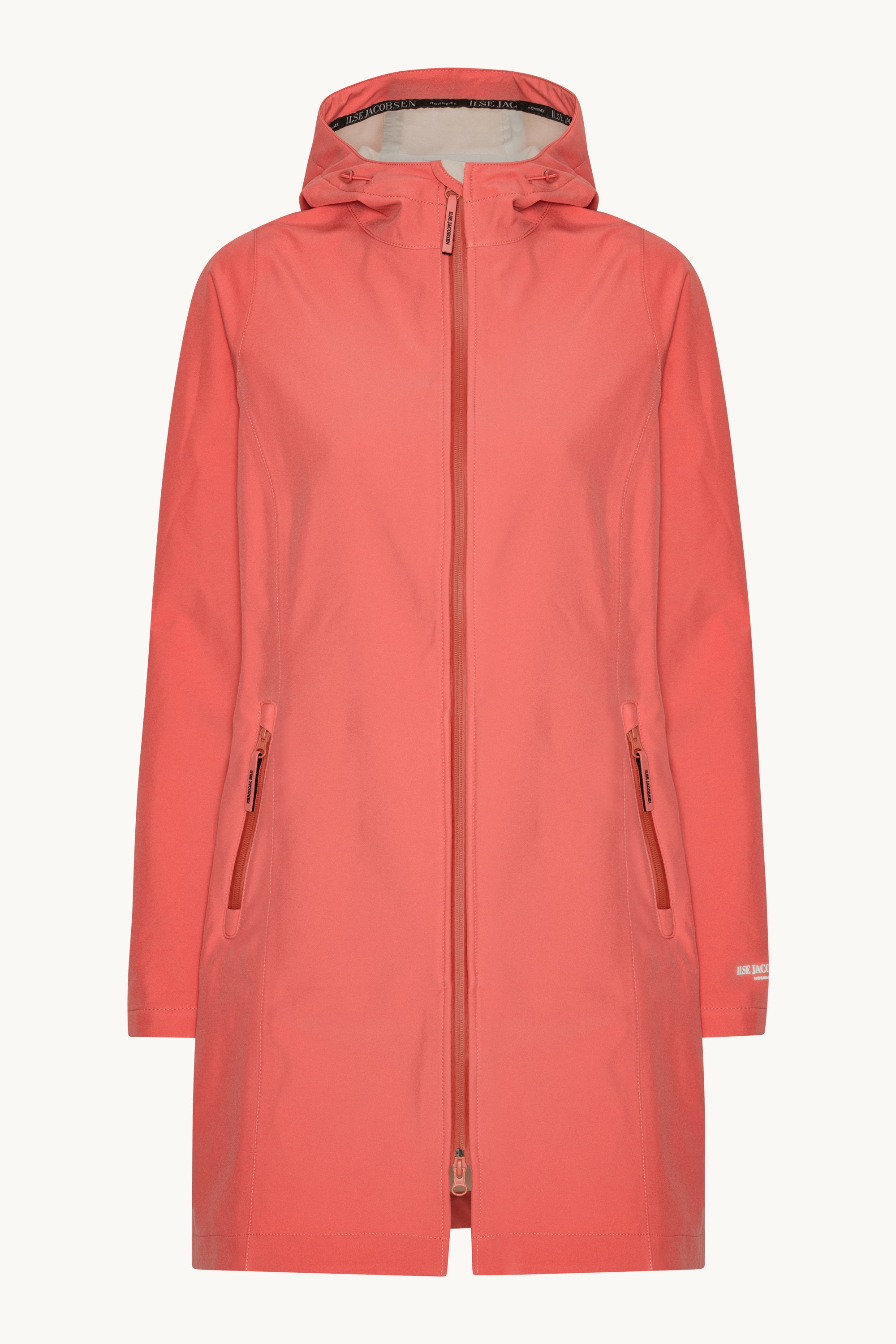 Softshell Raincoat - Spiced Coral