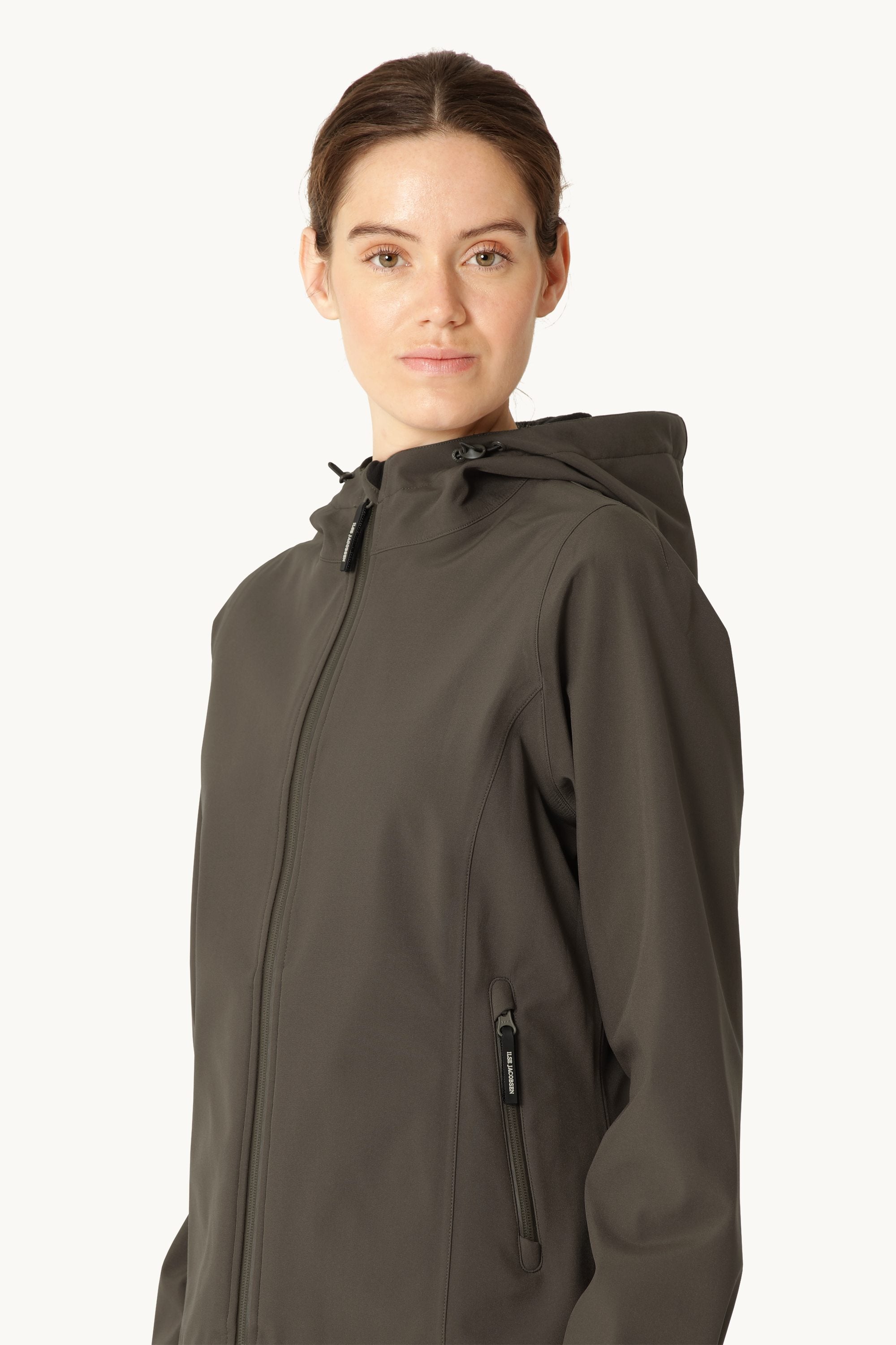 Short Softshell Raincoat - Wren