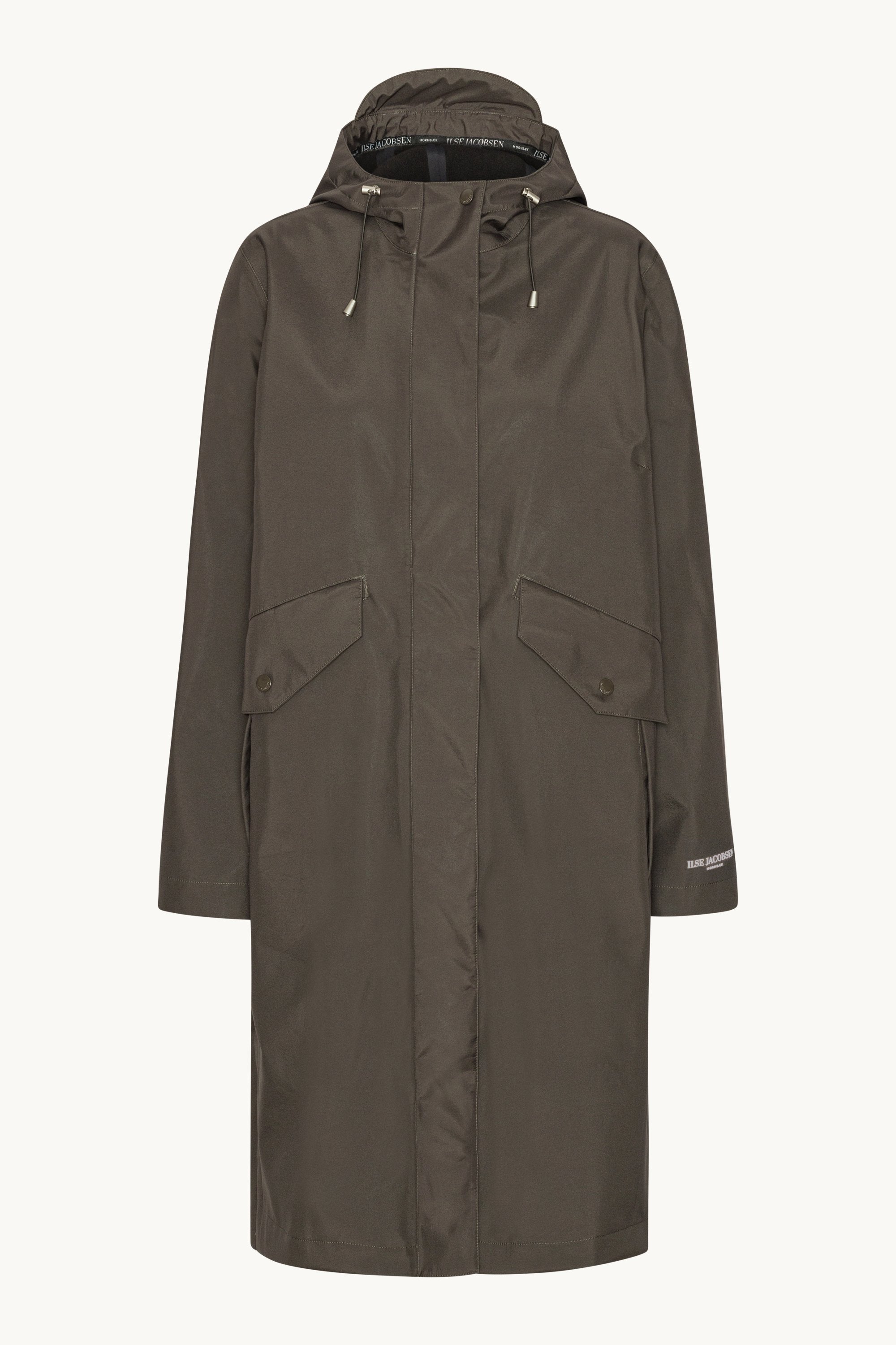 Long Softshell Raincoat - Wren