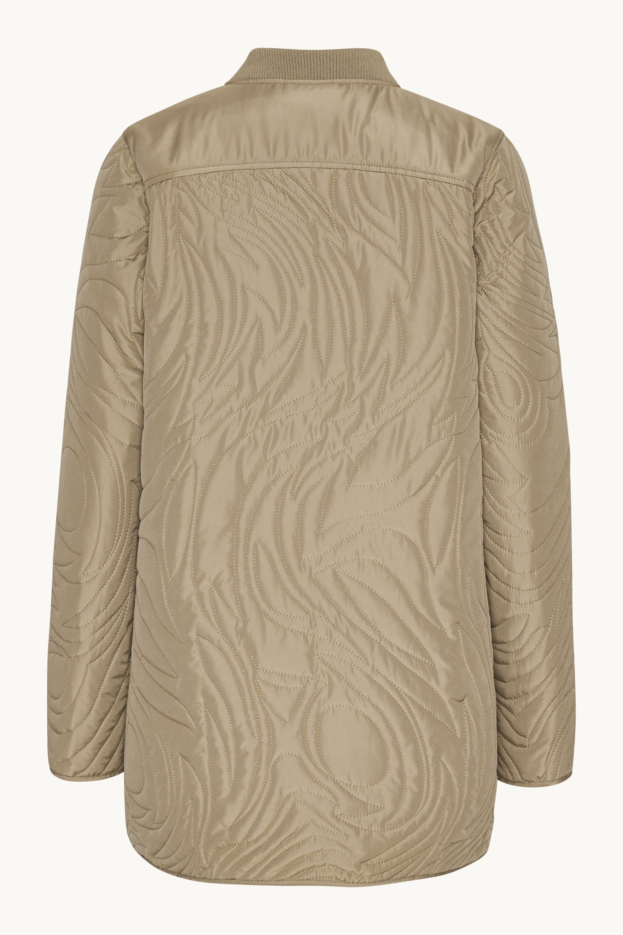 Short Quilt Jacket - Greige