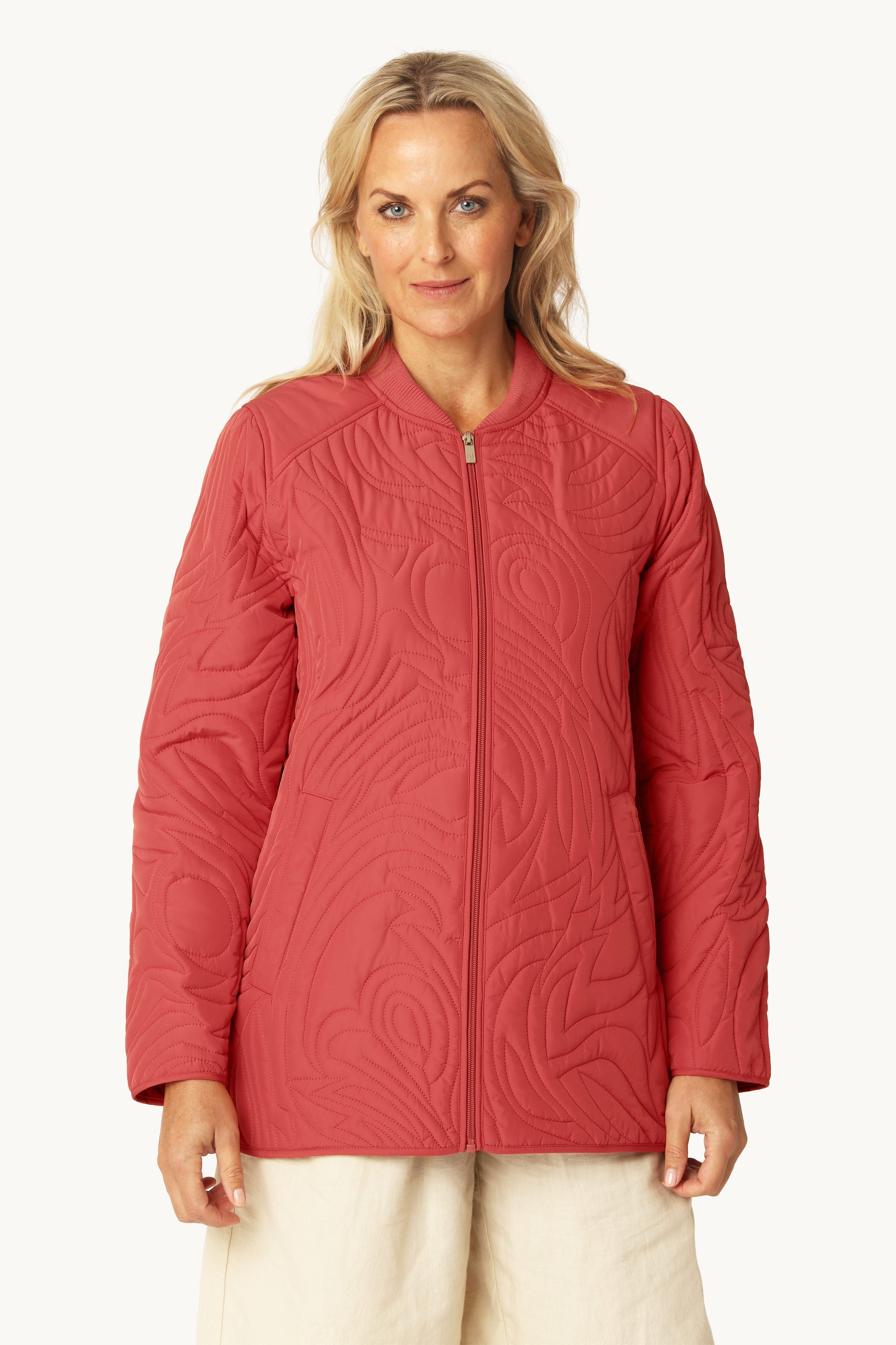 Short Quilt Jacket - Baked Apple