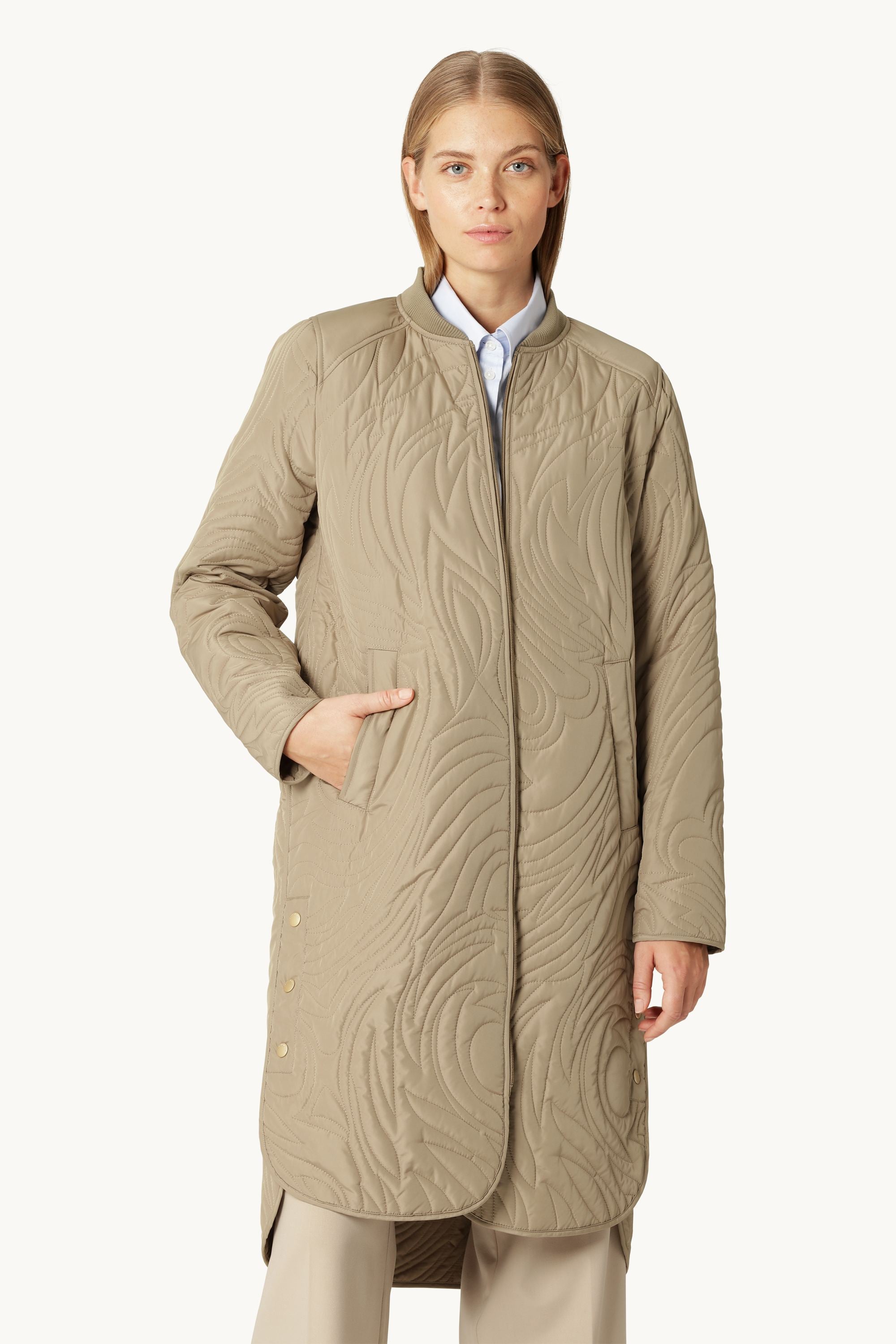 Quilt Jacket - Greige