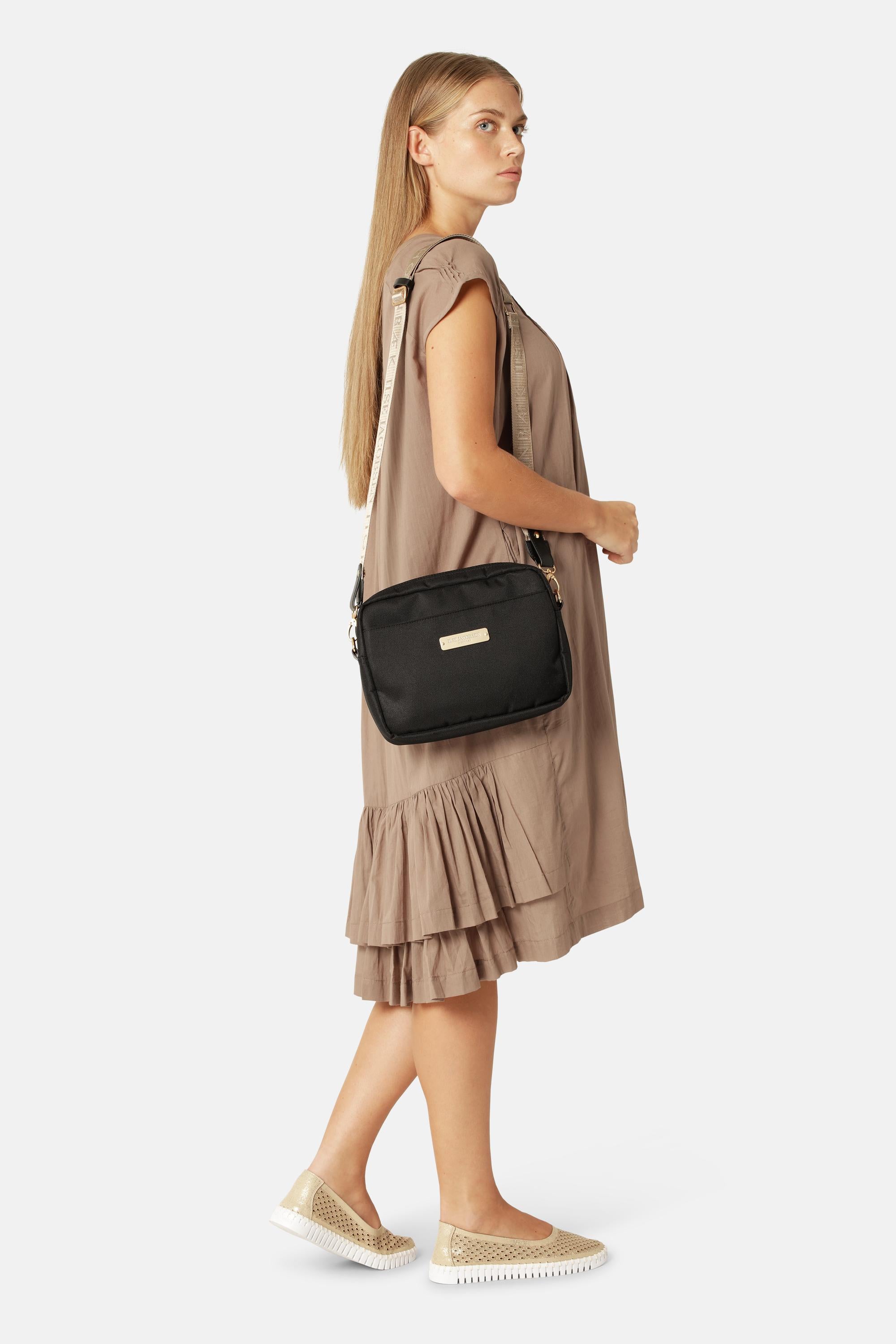 Travel Crossbody Bag - Black