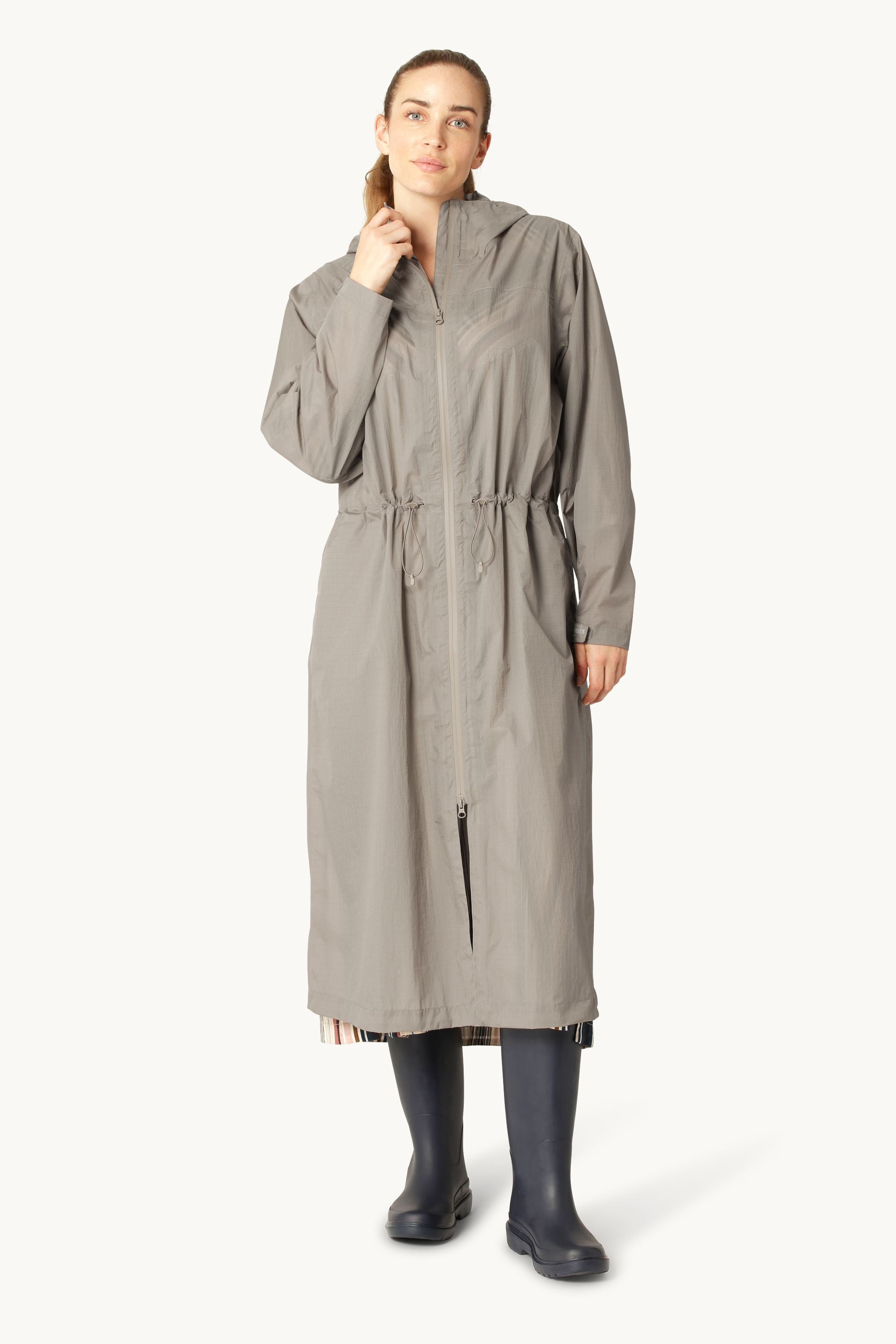 Windbreaker Rain Parka - Greige