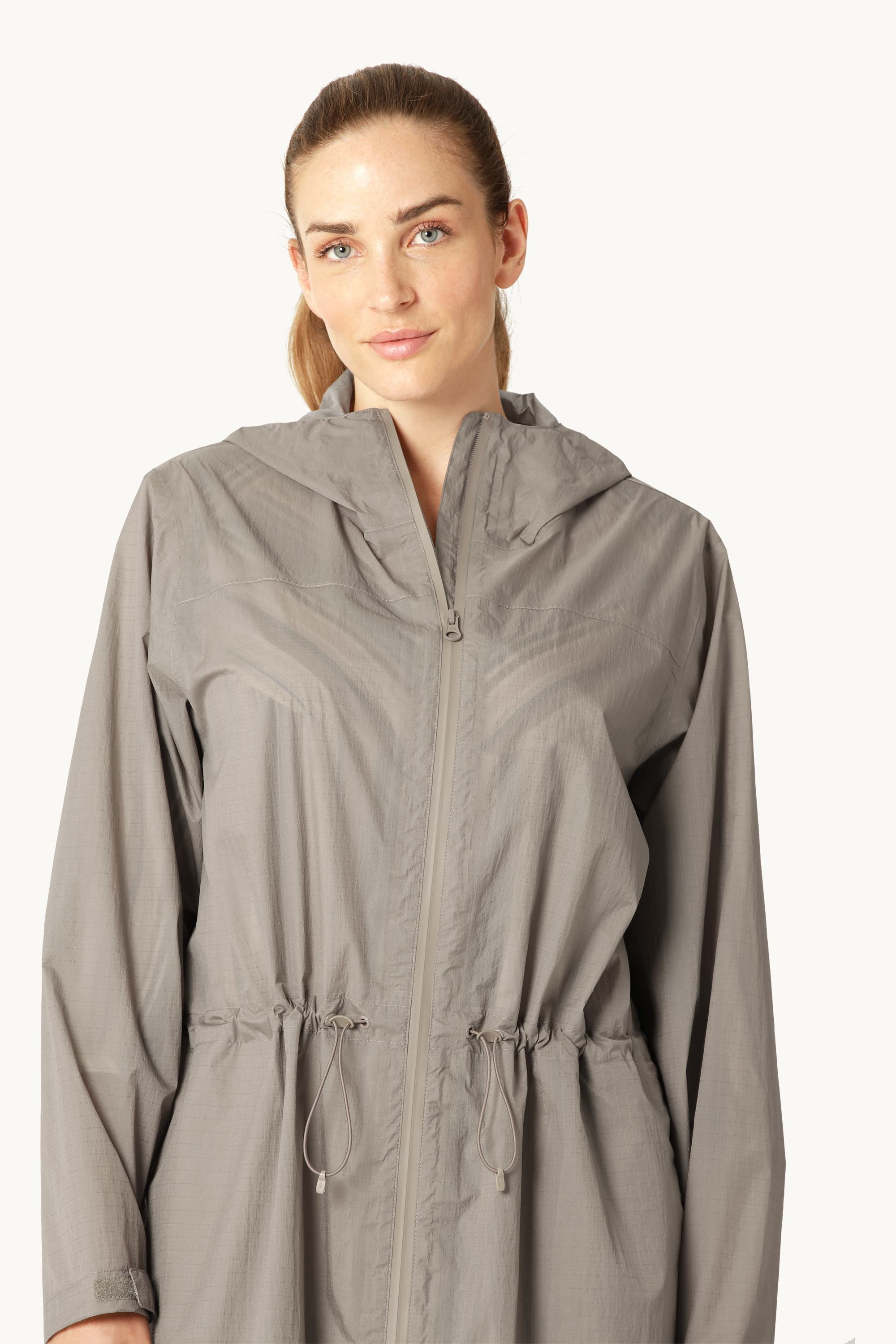 Windbreaker Rain Parka - Greige