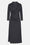 Long Sleeved Dress Pleats - Dark Indigo
