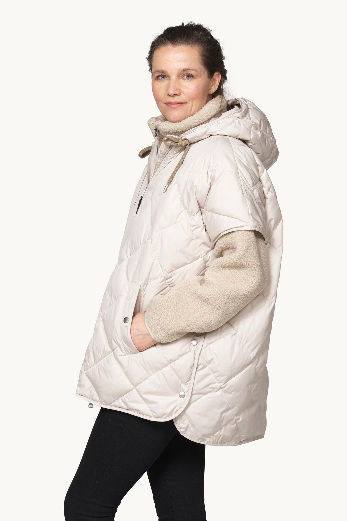 Padded Vest - Silver Grey