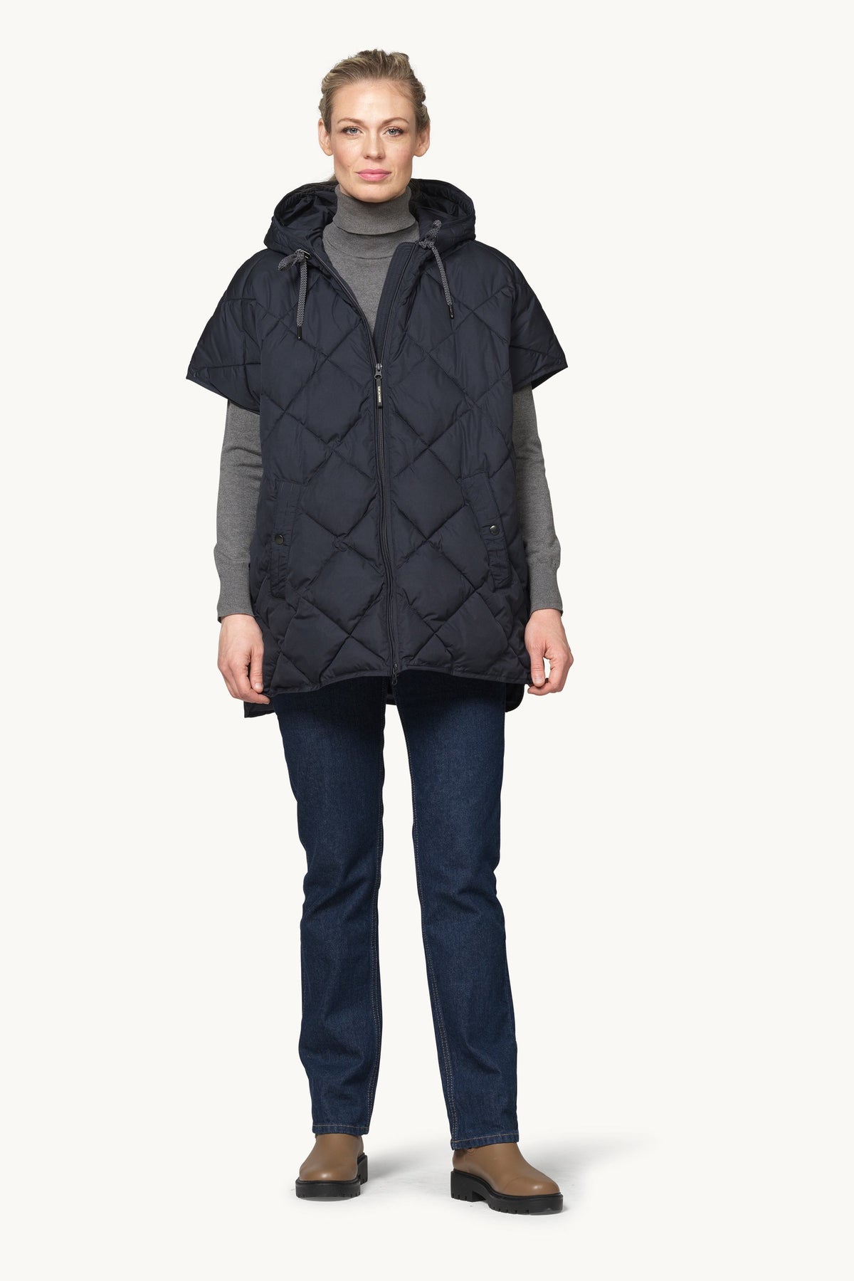 Padded Vest - Dark Indigo