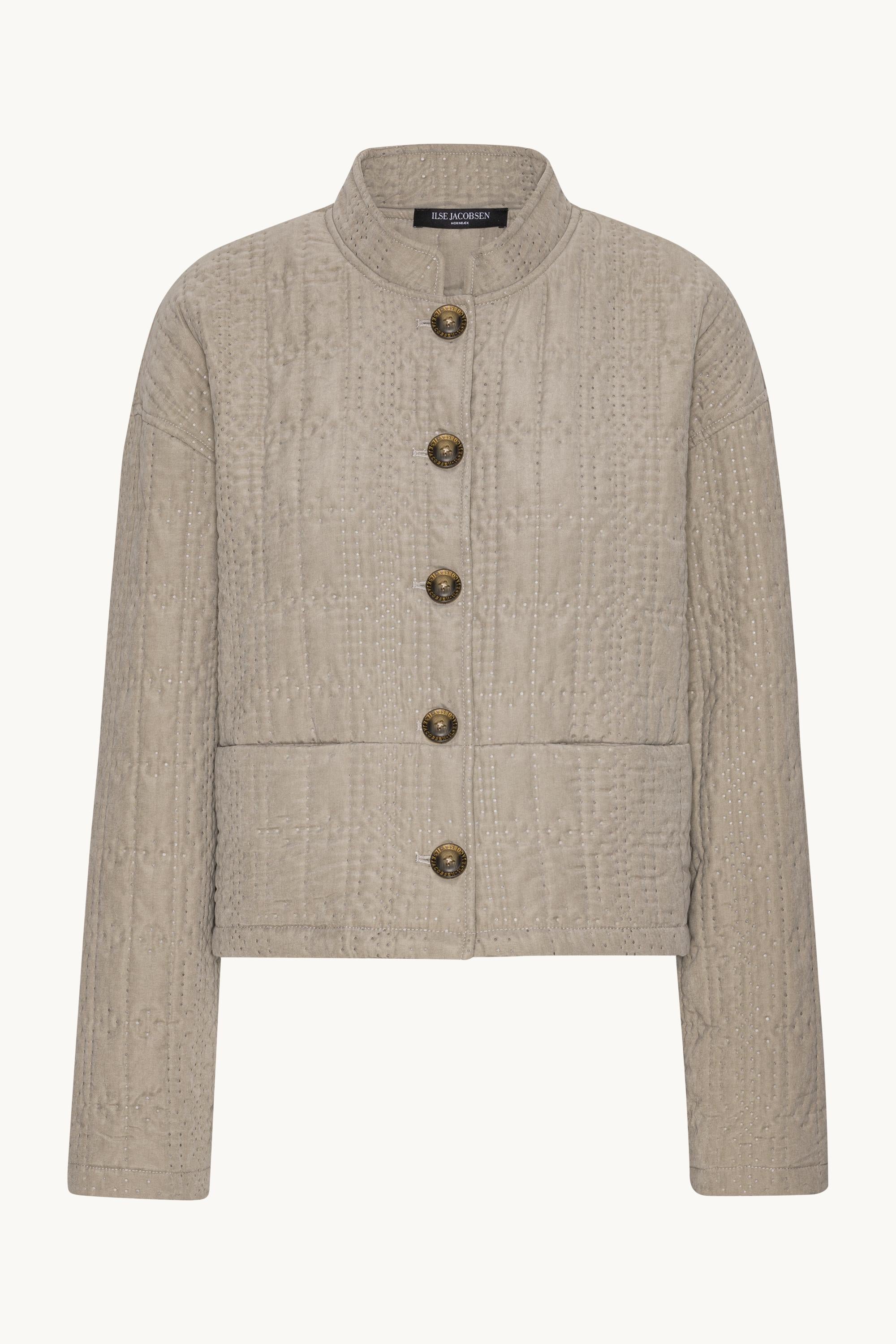 Short Quilt Jacket - Greige