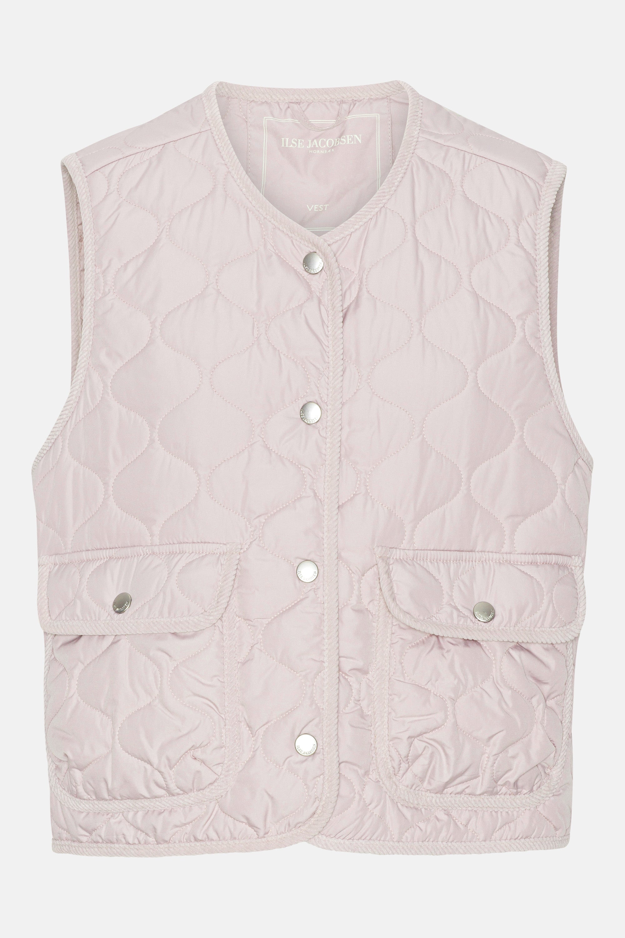 Ilse Jacobsen Hornbæk Outerwear Quilt Vest Vest 549 Concrete