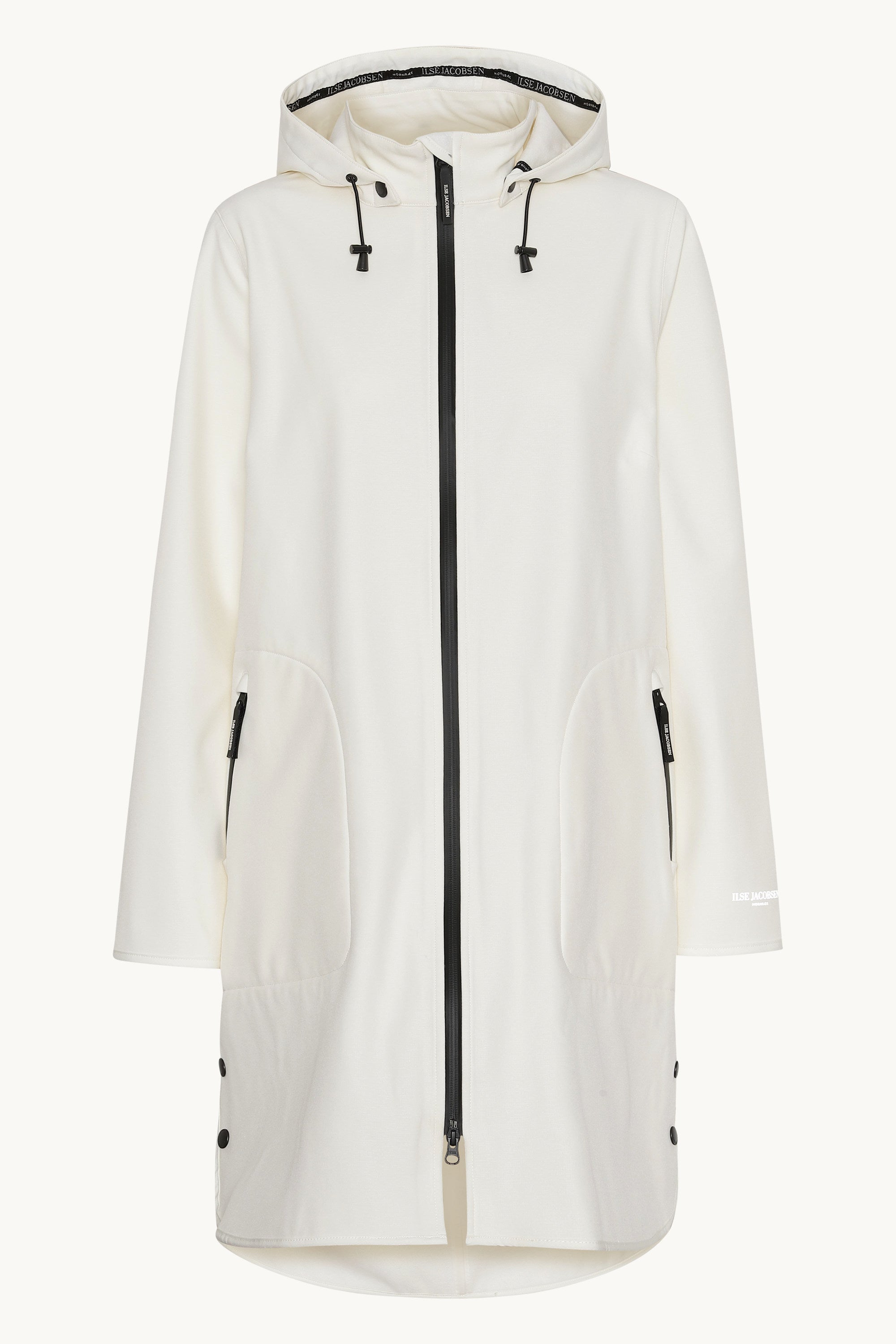 Softshell Raincoat A-line - White Sugar