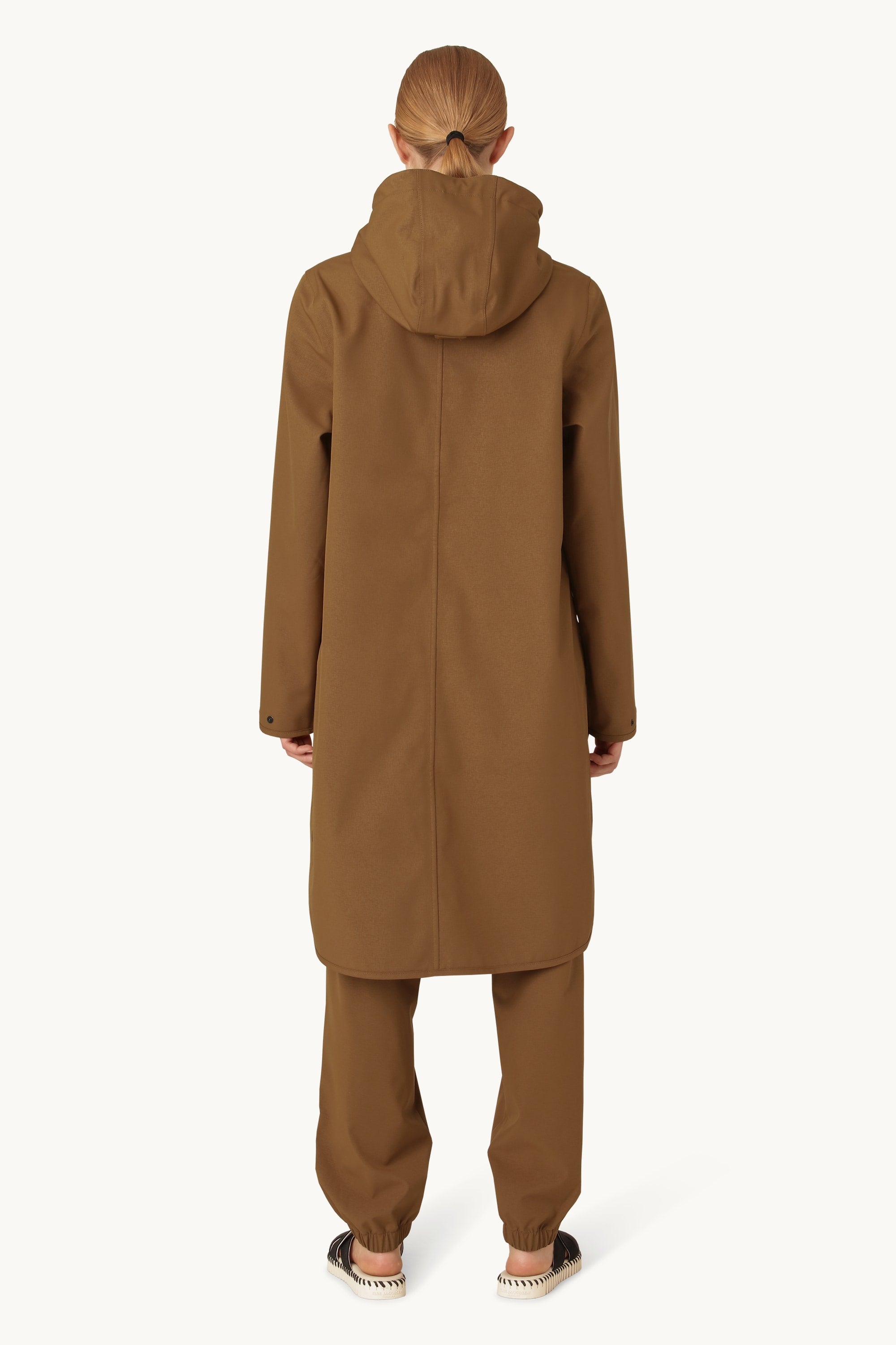Softshell Raincoat A-line - Walnut