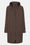 Softshell Raincoat A-line - Chocolate Brown