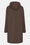 Softshell Raincoat A-line - Chocolate Brown
