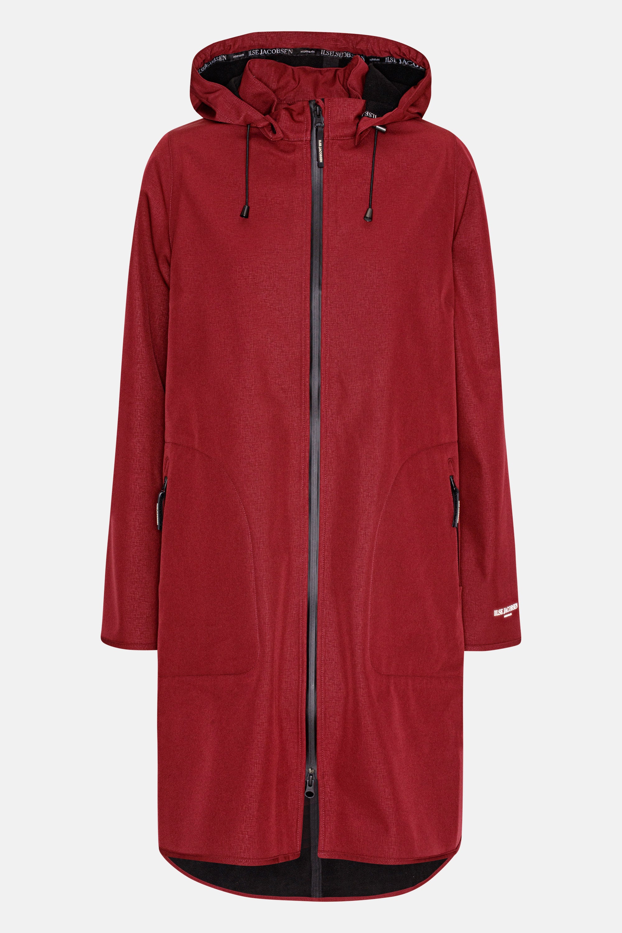 Softshell Raincoat A-line - Rhubarb