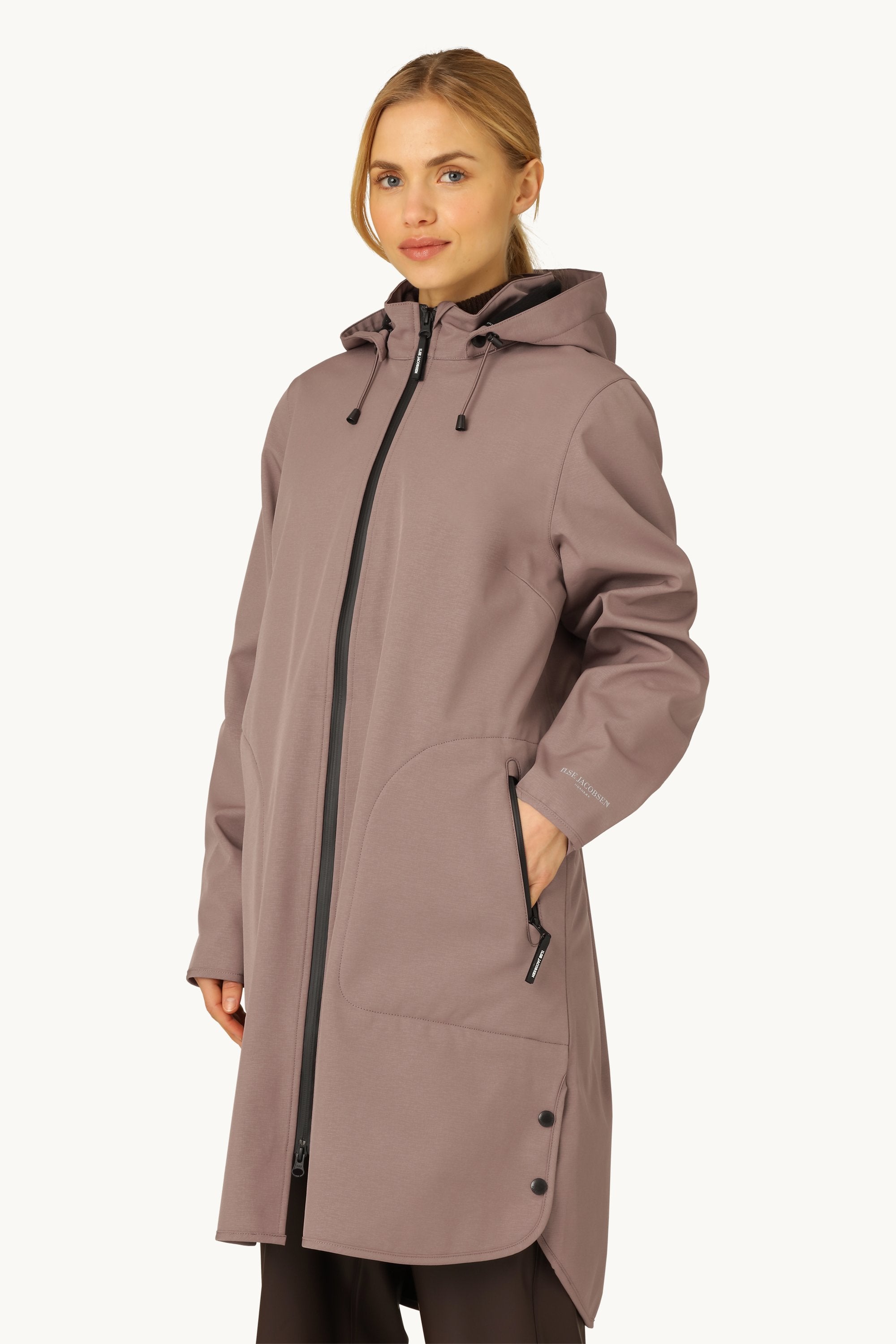 Softshell Raincoat A-Line - Old Lavender