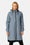 Softshell Raincoat A-line - Grey Blue