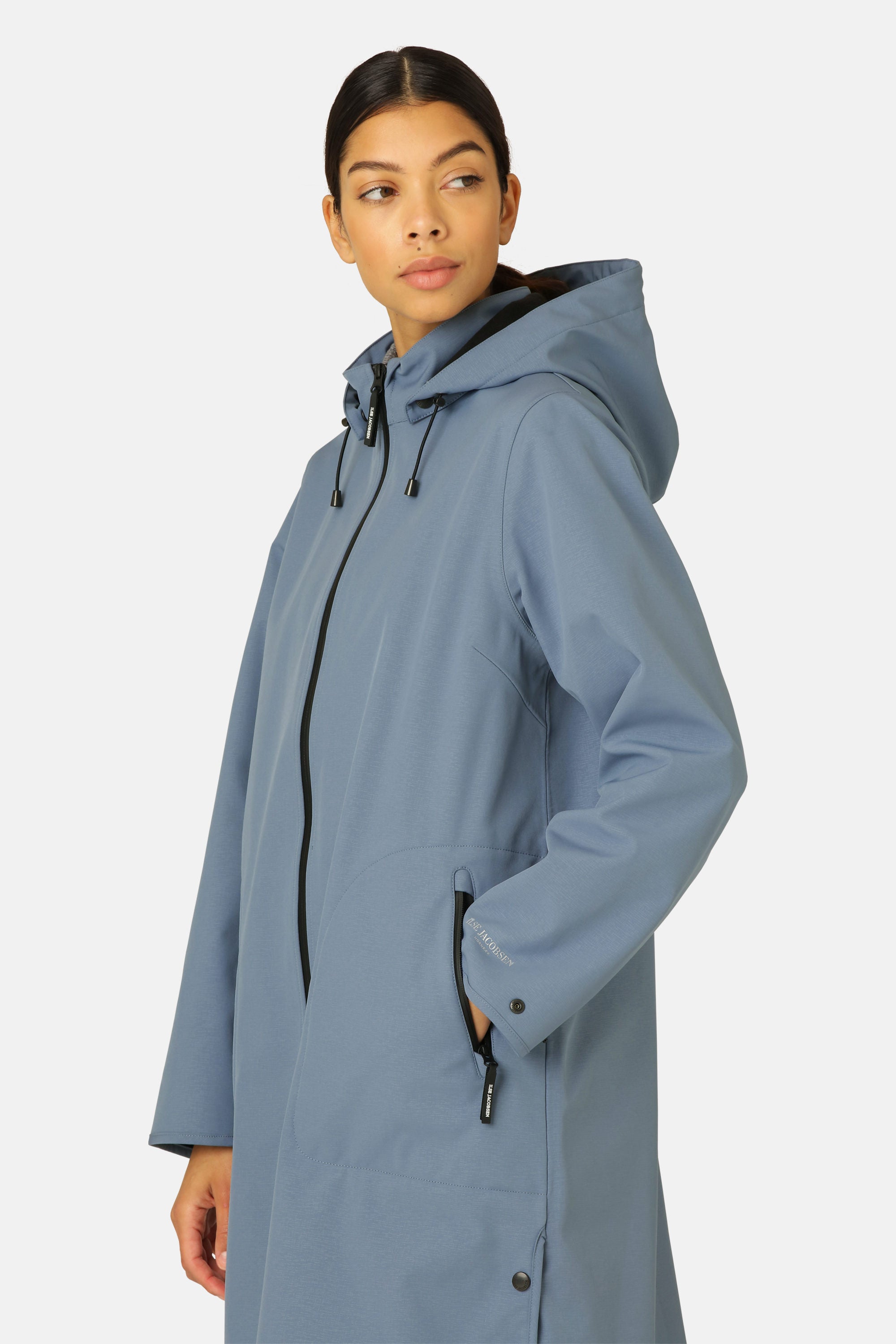 Softshell Raincoat A-line - Winter Ocean