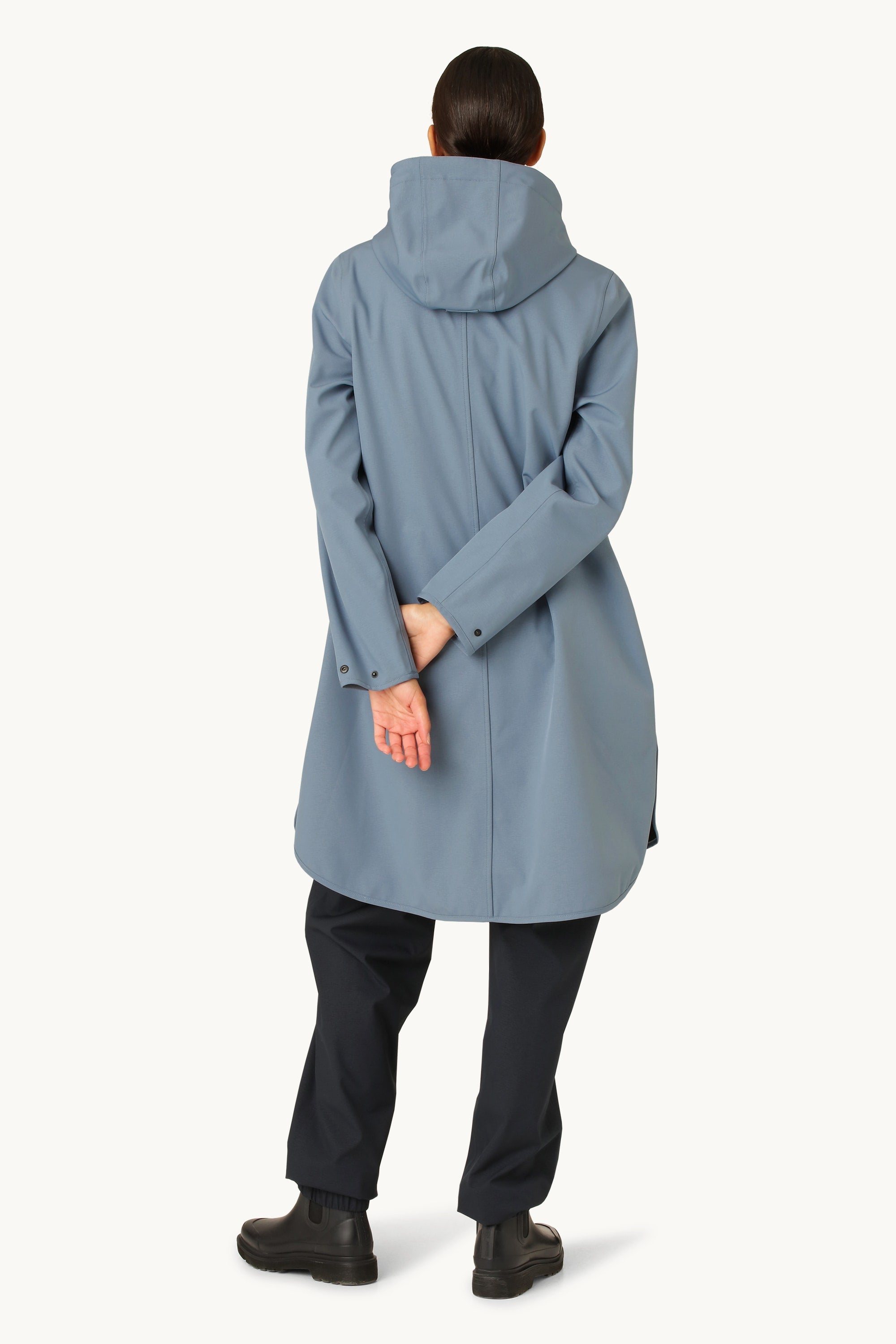 Softshell Raincoat A-line - Winter Ocean