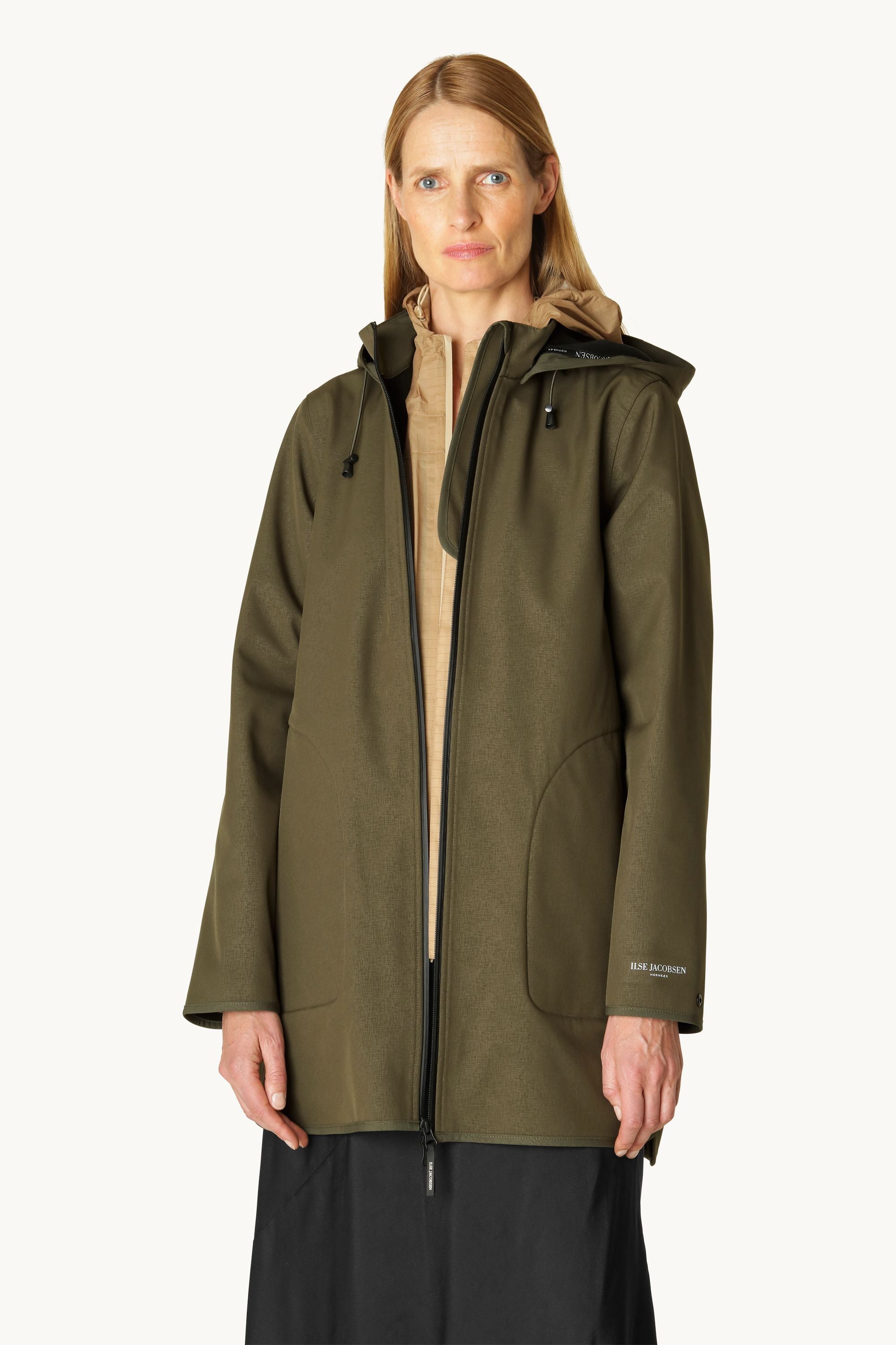 Softshell Raincoat A-line - Army
