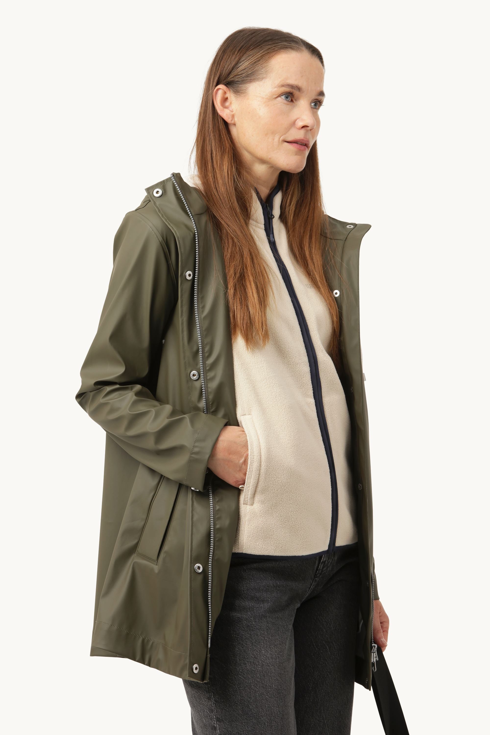 Light Raincoat - Army