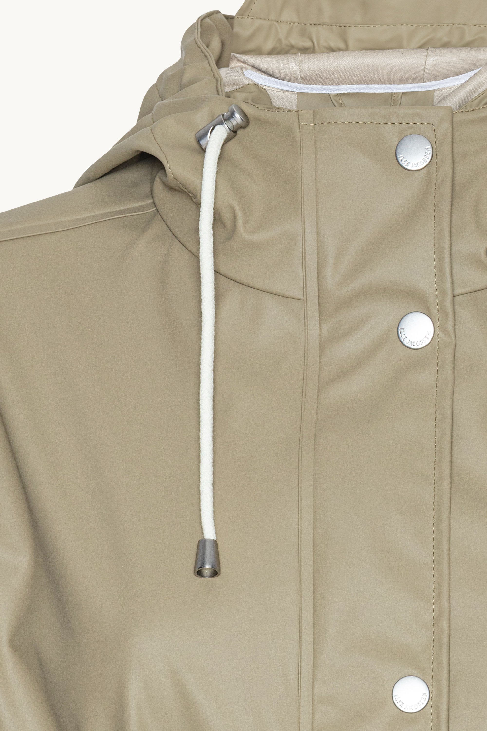Long Parka Rain Jacket - Coriander