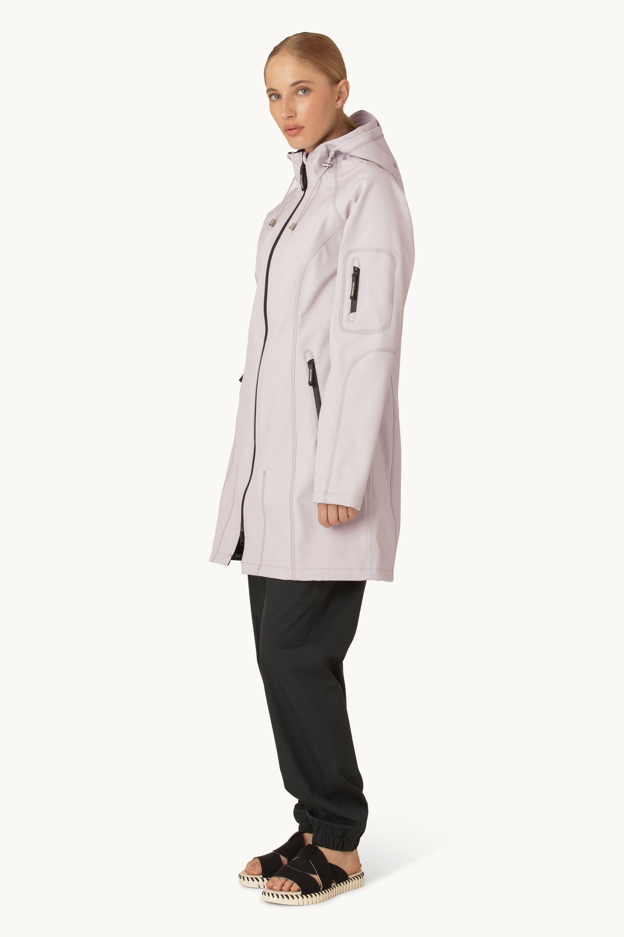 Softshell Raincoat - Concrete