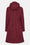 Long Softshell Raincoat - Maroon Banner