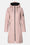 Long Softshell Raincoat - Adobe Rose