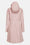 Long Softshell Raincoat - Adobe Rose