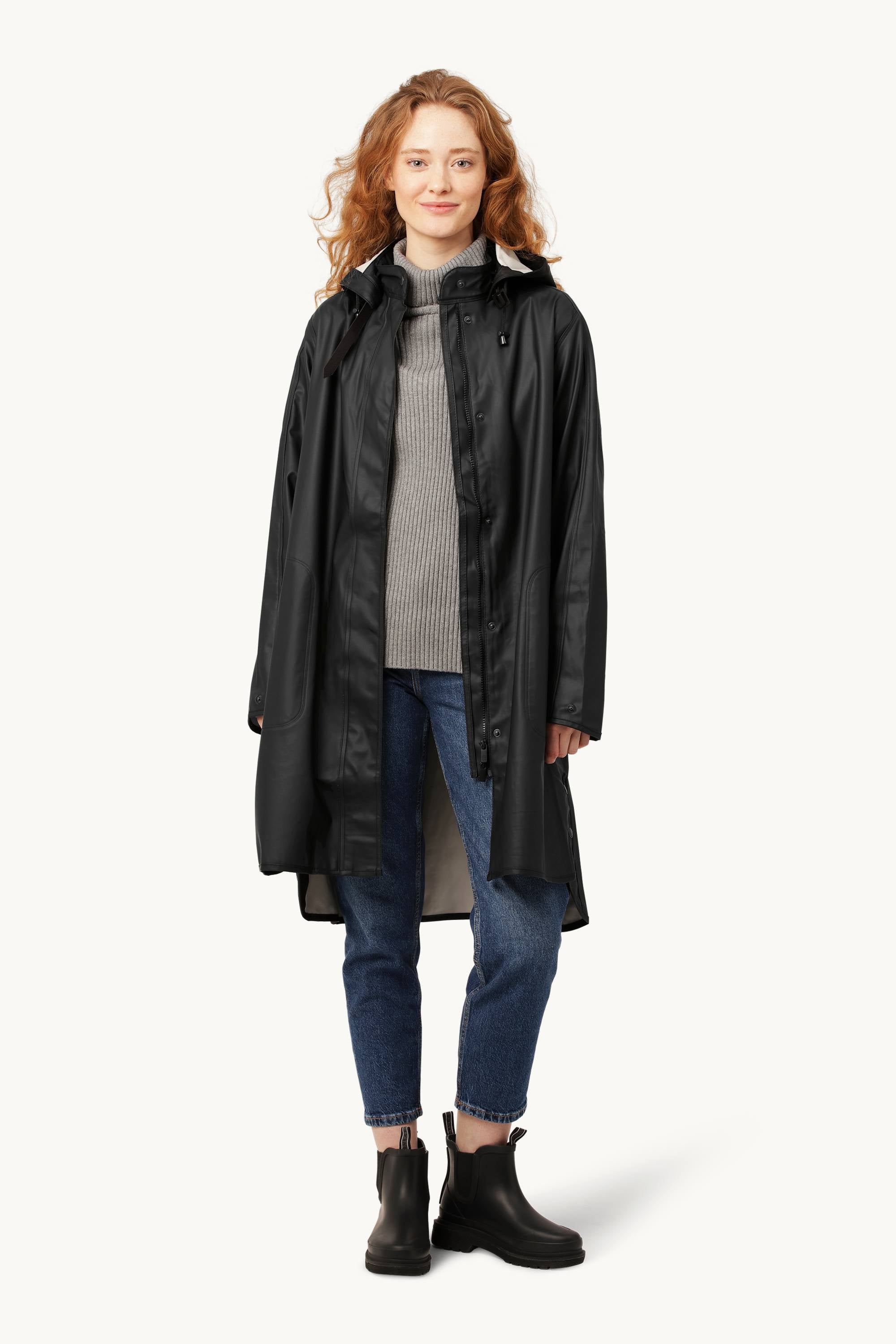 haru　ブラック36 Light Raincoat - Black