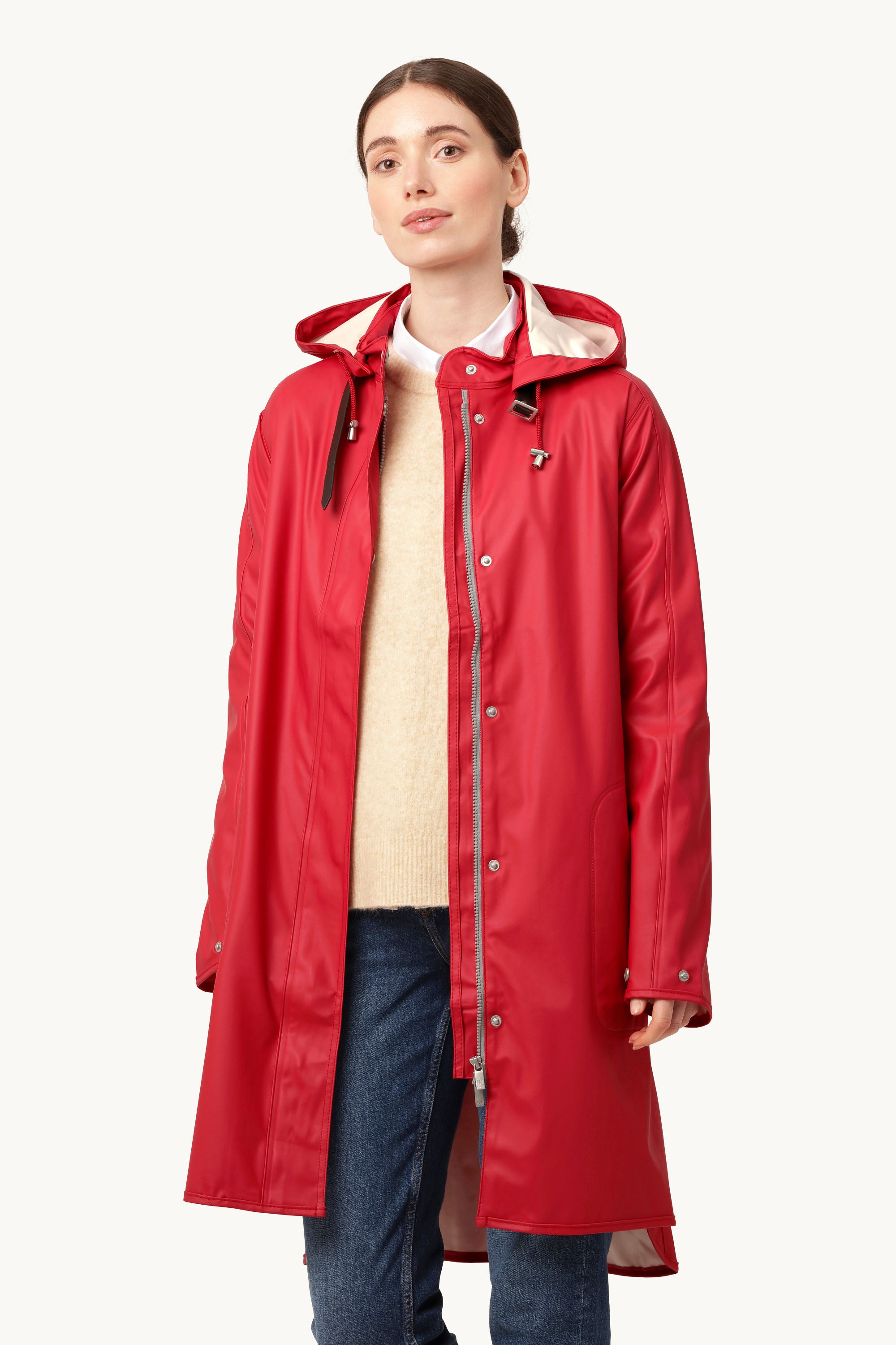 Light Raincoat - Deep Red