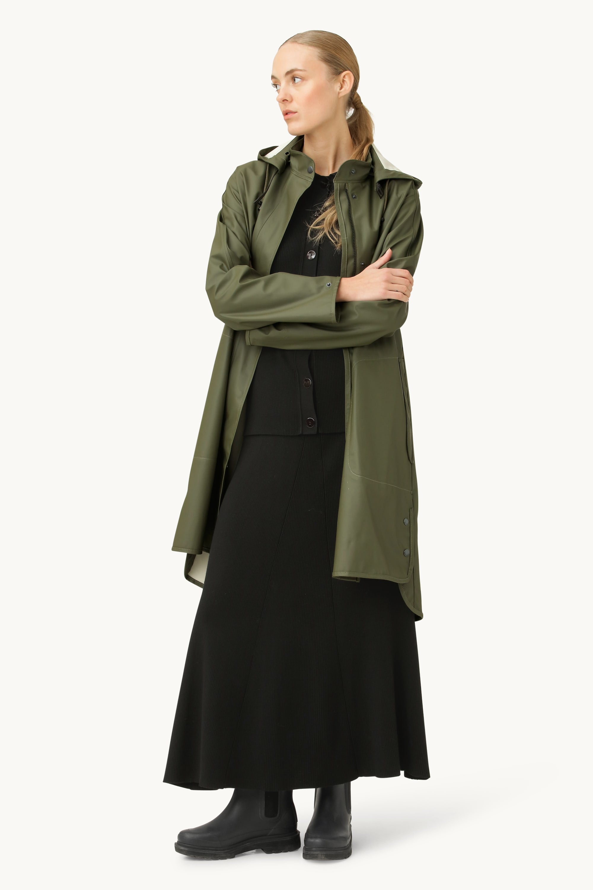 Light Raincoat - Army