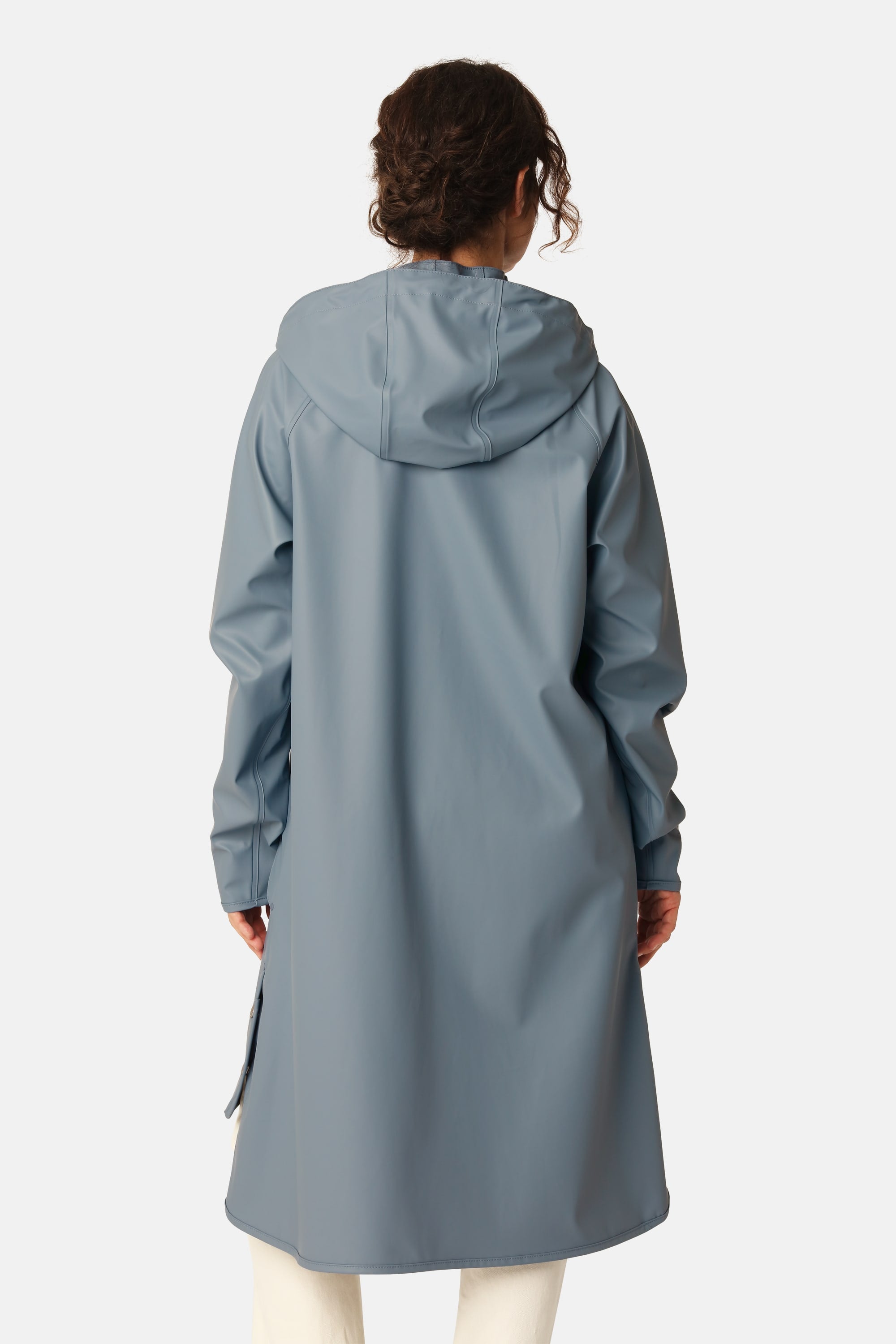 Light Raincoat - Grey Blue