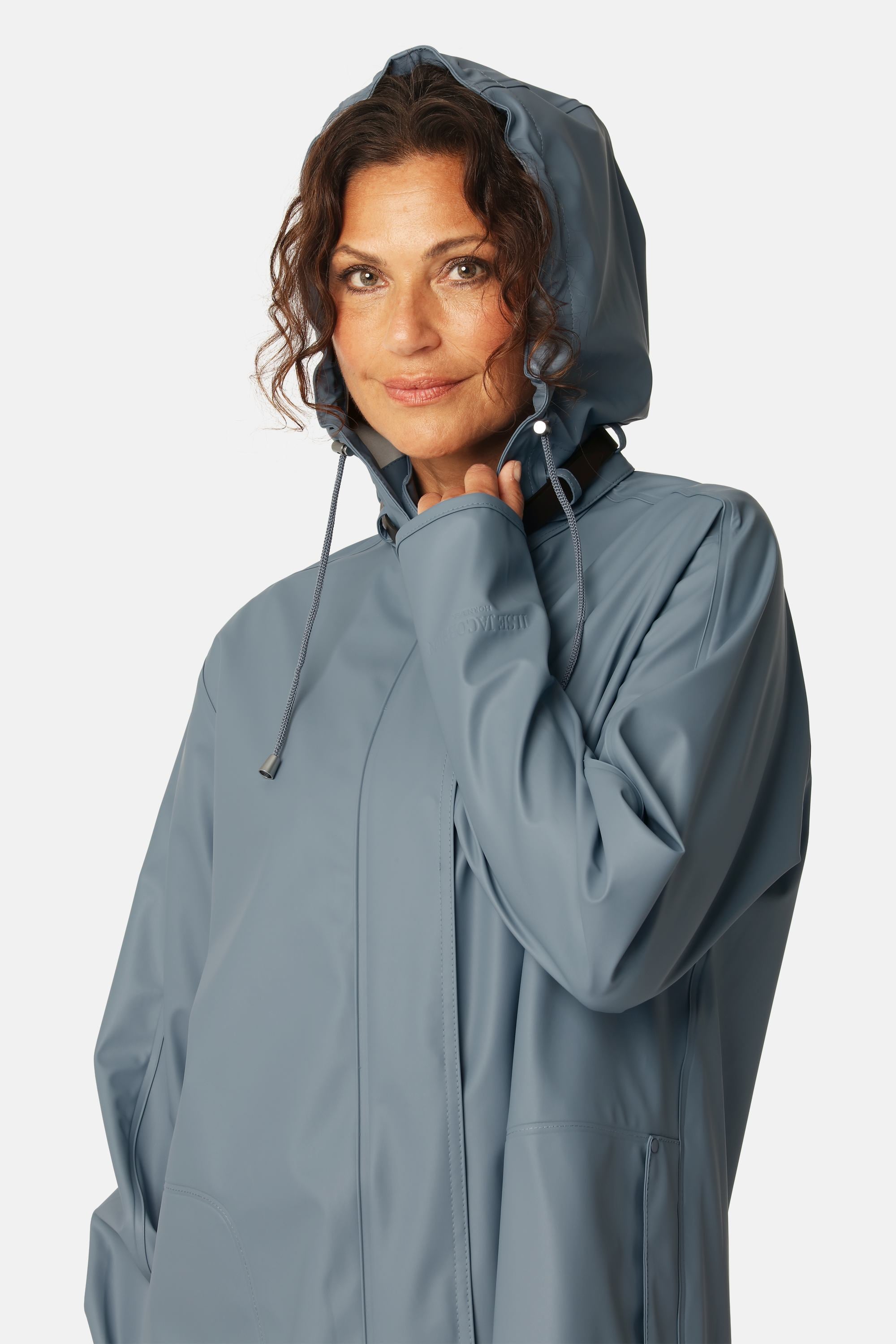 Light Raincoat - Grey Blue