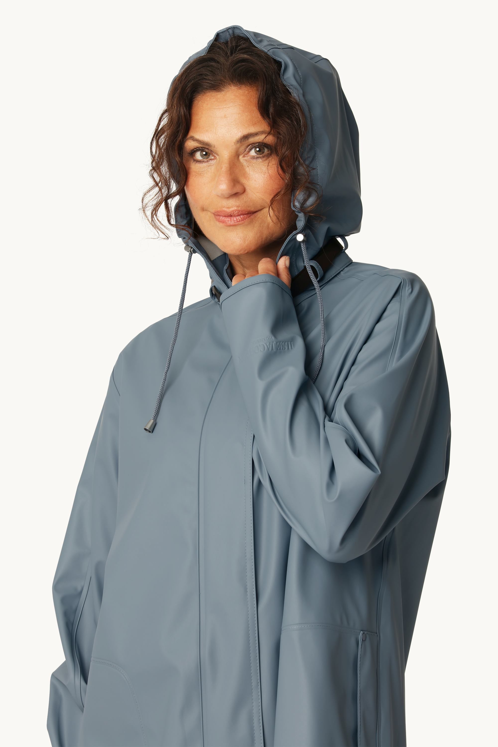 Light Raincoat - Grey Blue