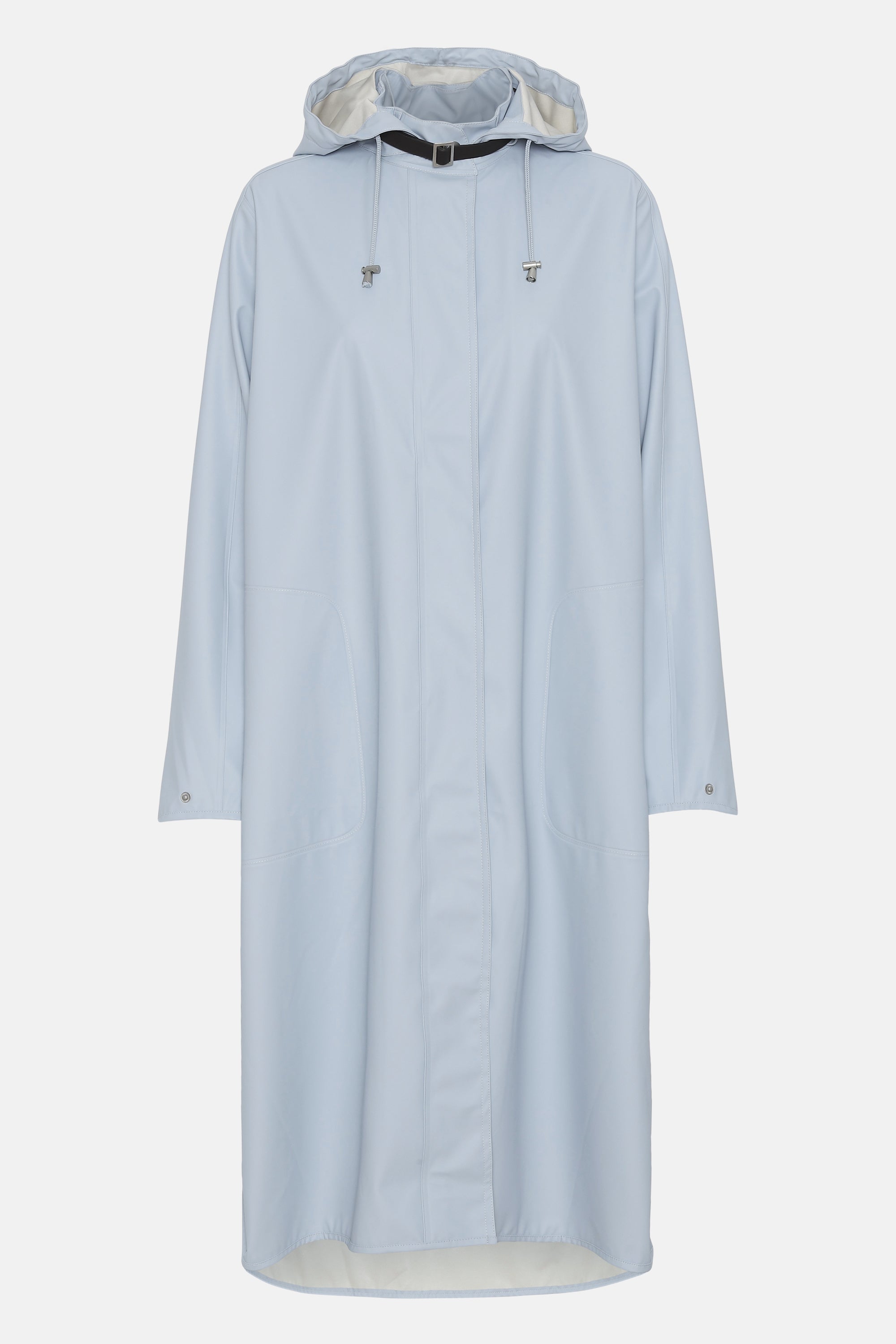 Long Light Raincoat - Blue Bell