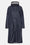 Long Light Raincoat - Dark Indigo