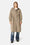 Technical Long Raincoat - Greige