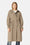 Technical Long Raincoat - Greige