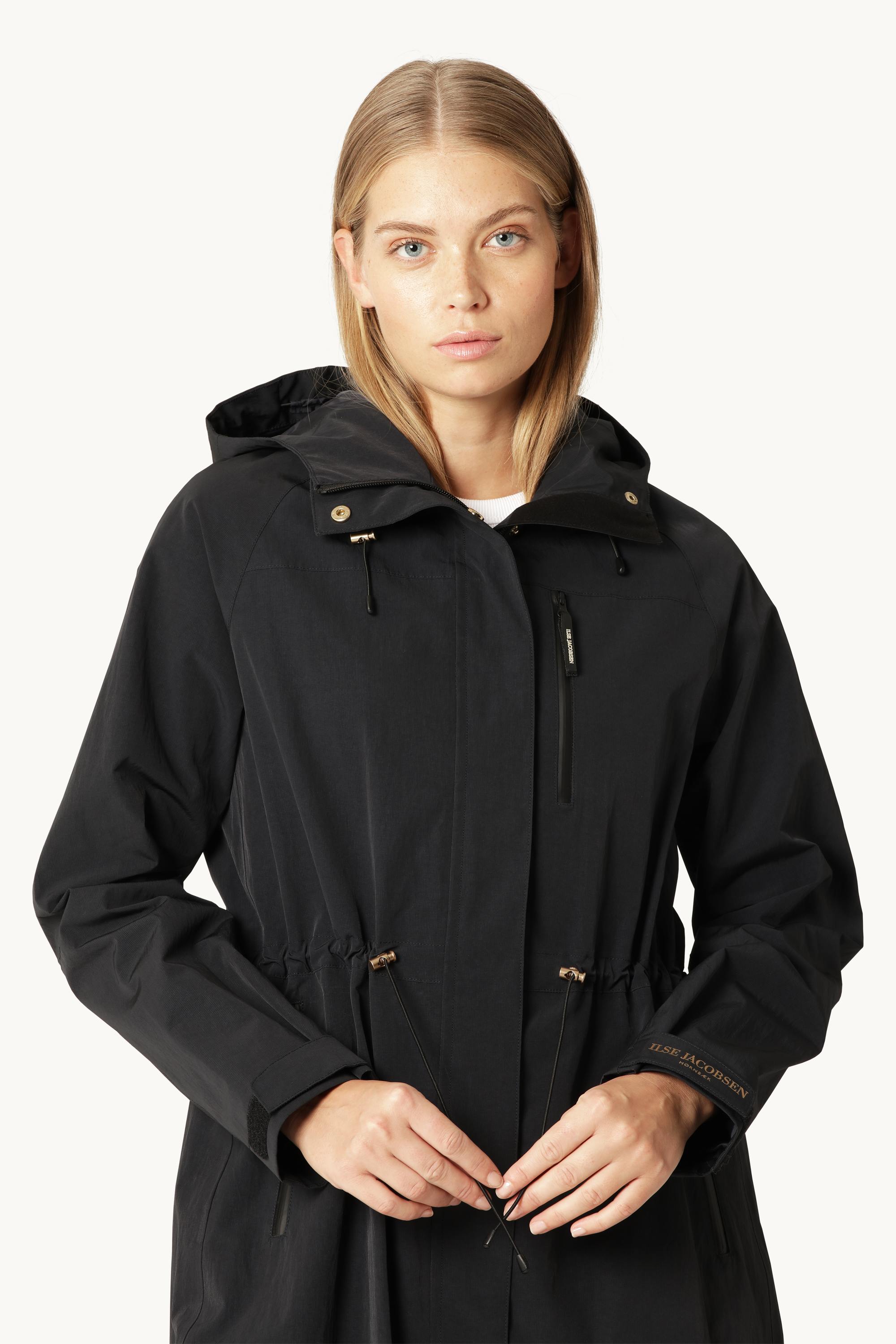 Technical Long Raincoat - Dark Indigo