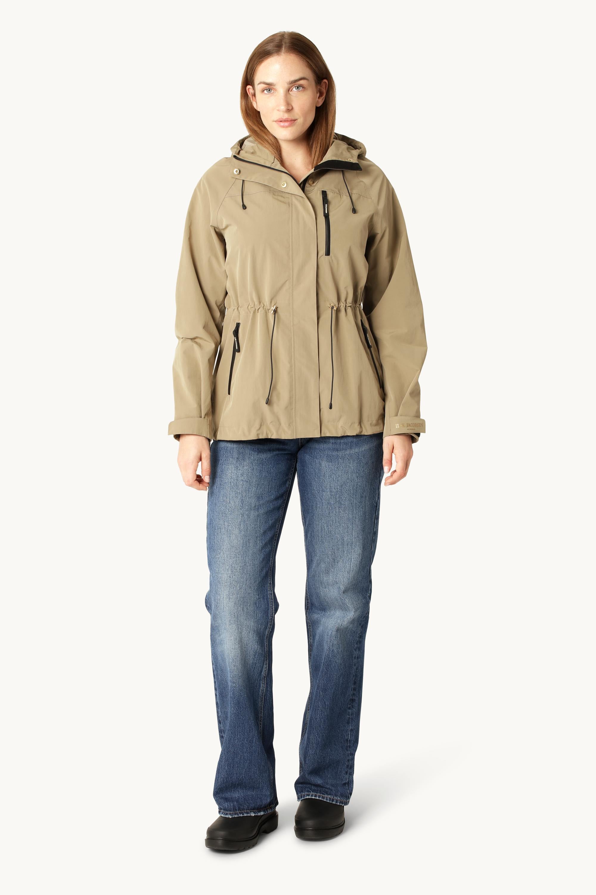 Technical Raincoat - Greige