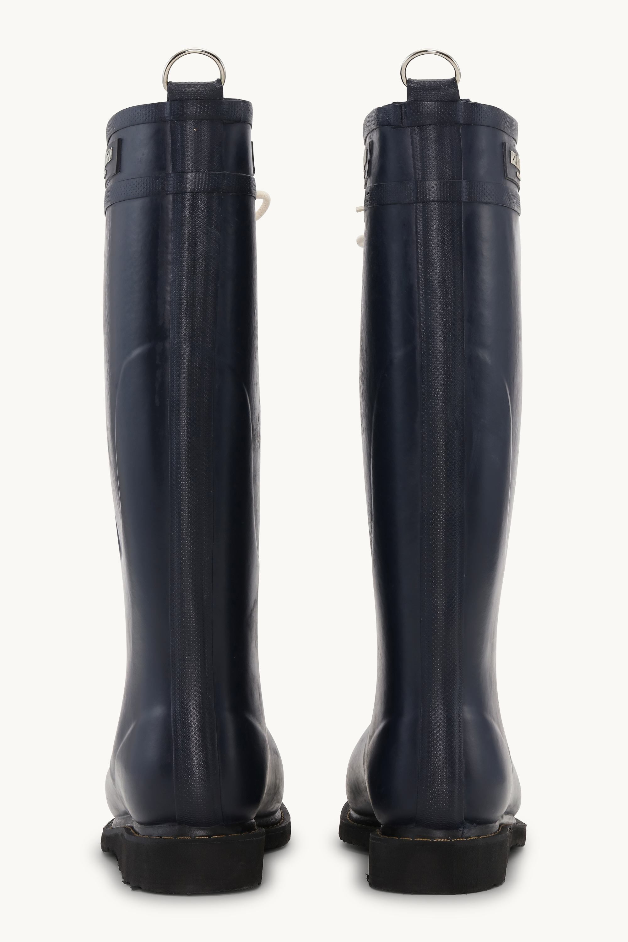 Long Rubber Boots - Dark Indigo