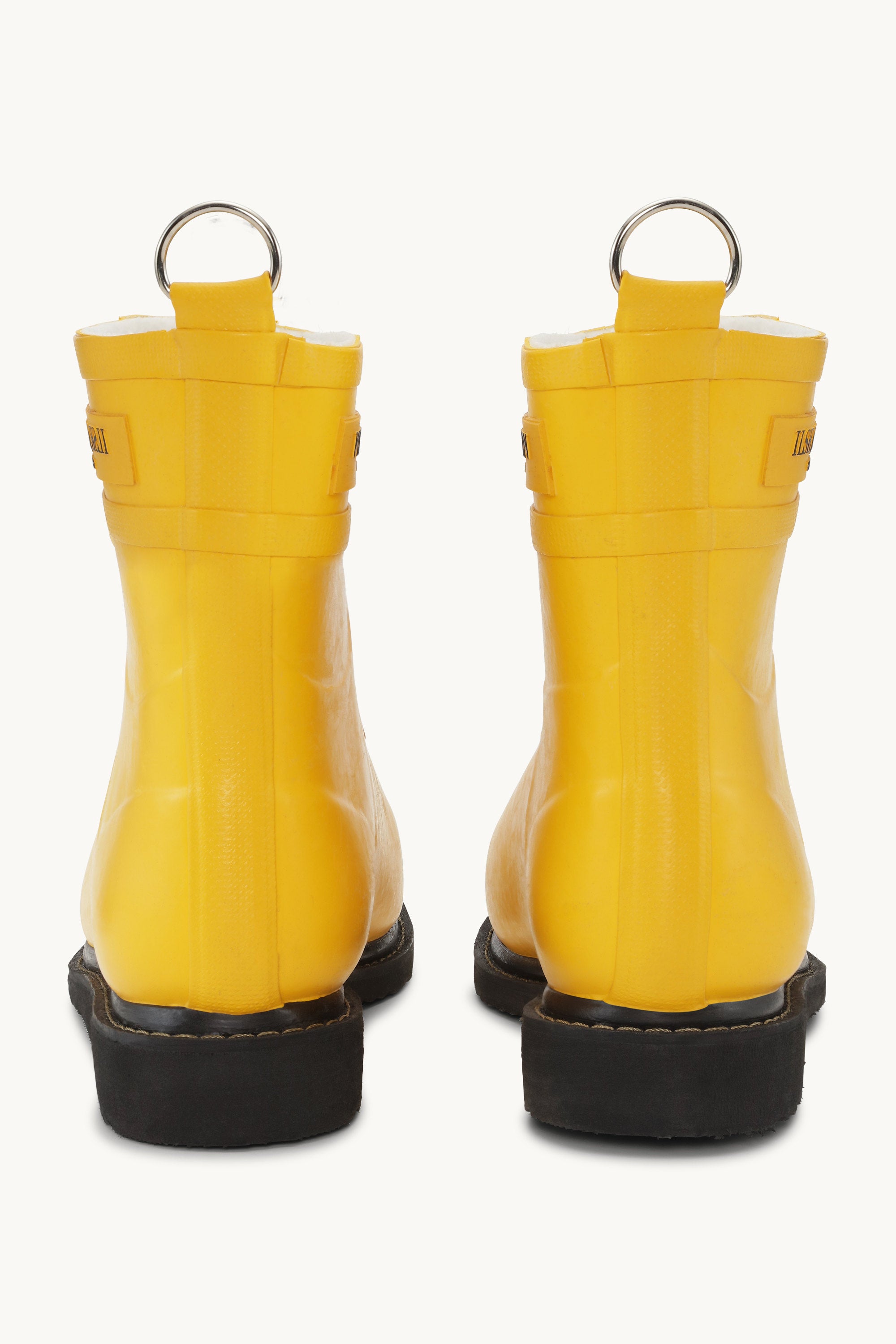 Short Rubber Boots - Cyber Yellow