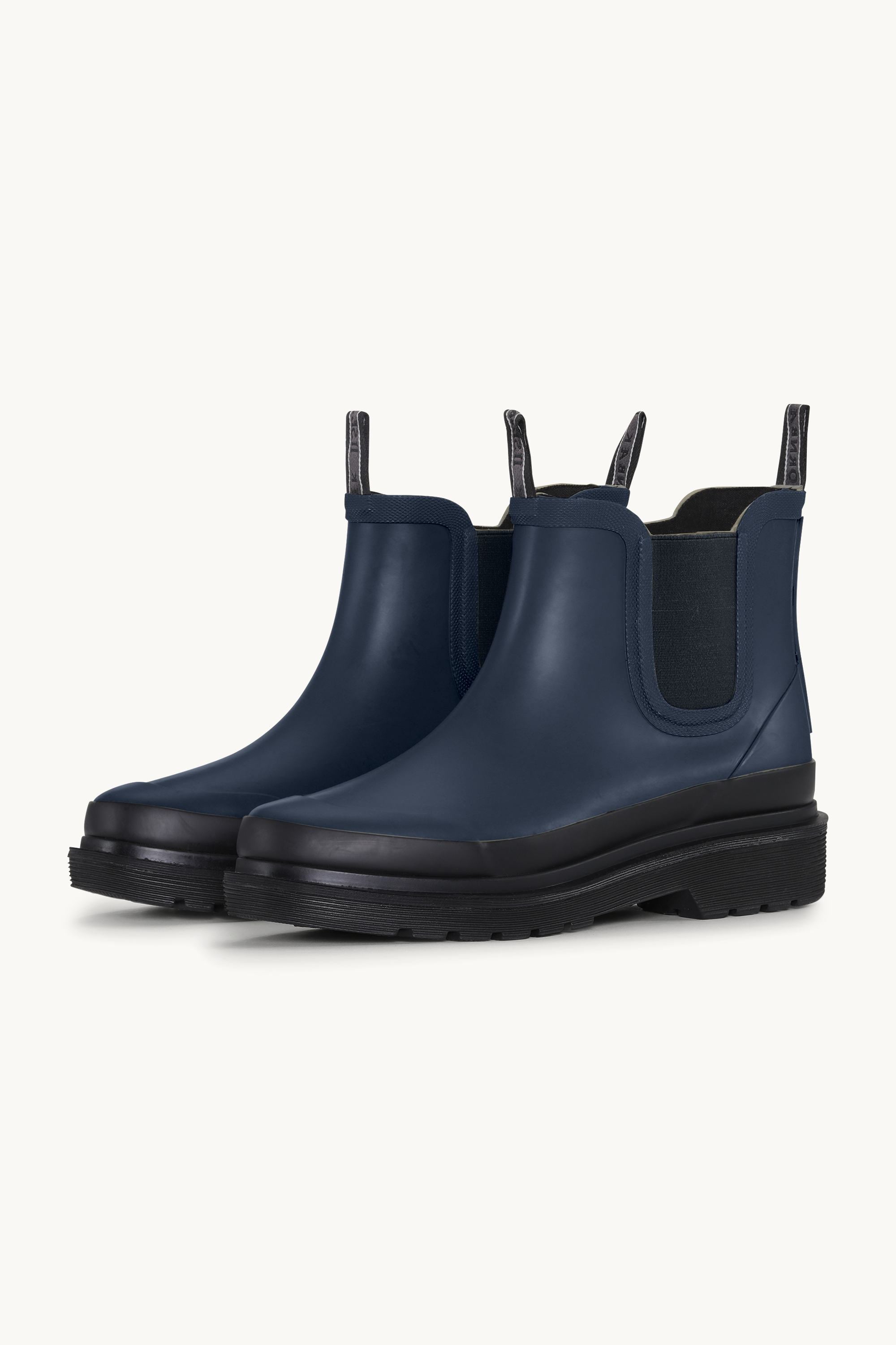 ILSE JACOBSEN レインブーツ ネイビー 37 Chelsea Rain - Dark Indigo